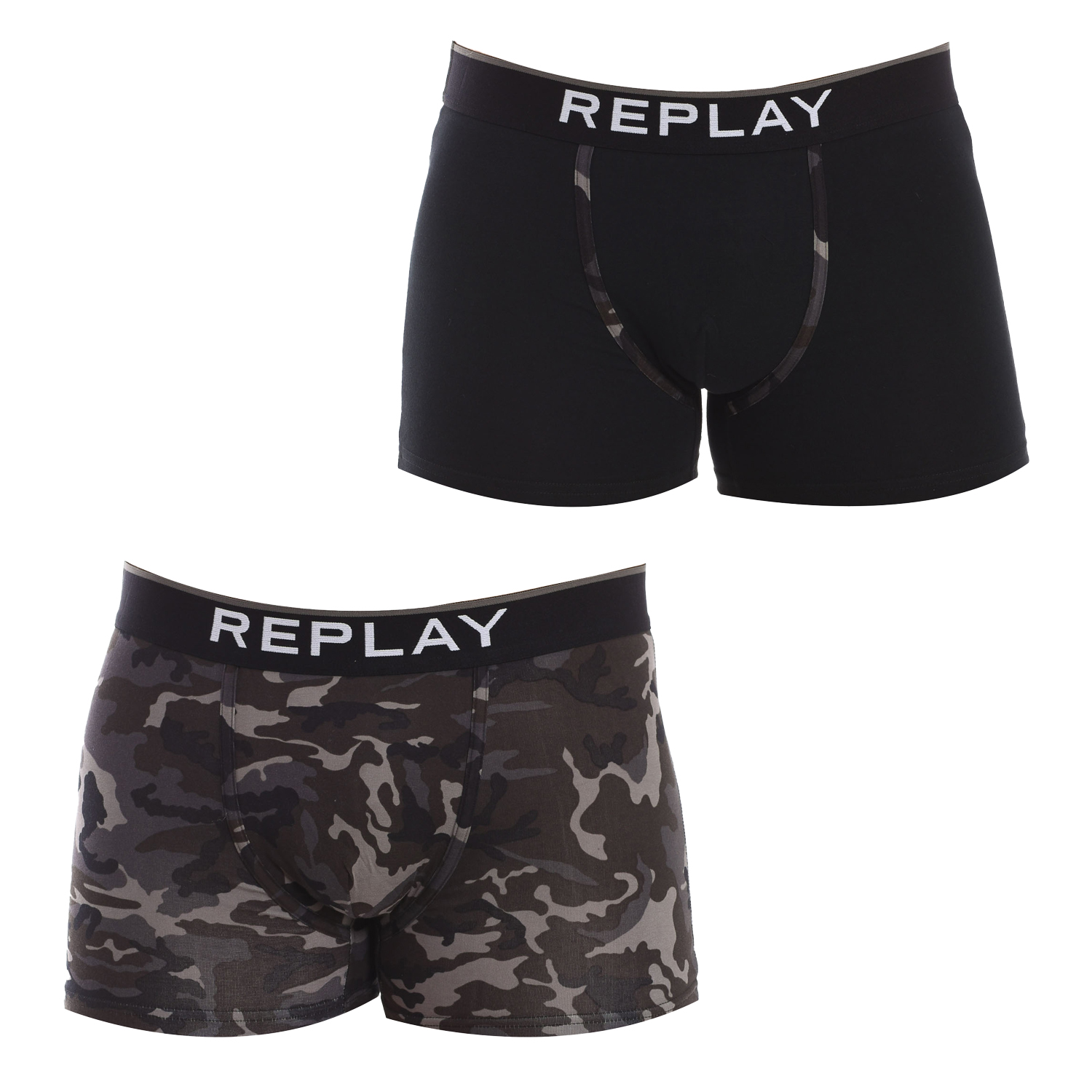 Replay Mens Pack-2 Boxers I101196 men - Multicolour - Size Medium