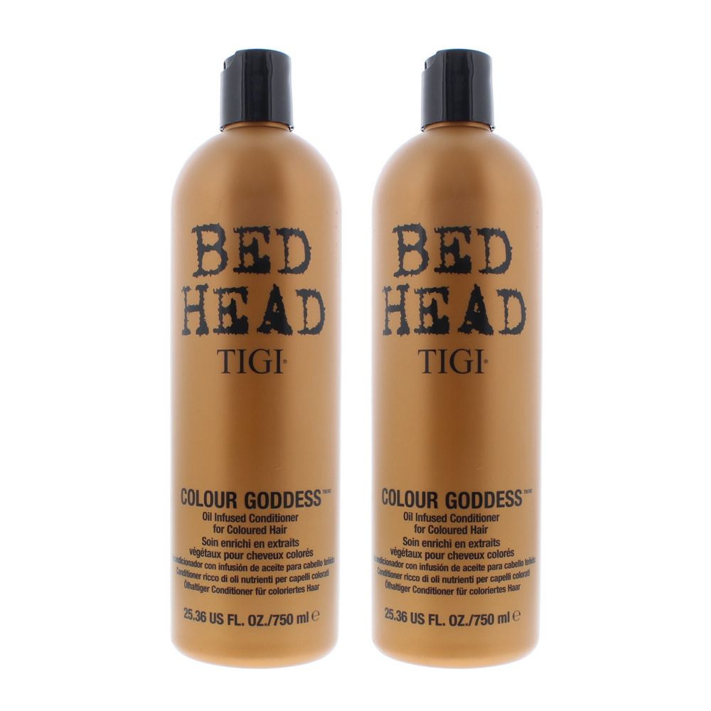 Tigi Womens Colour Goddess Oil Infused Conditioner 750ml For Coloured Hair x 2 - NA - One Size