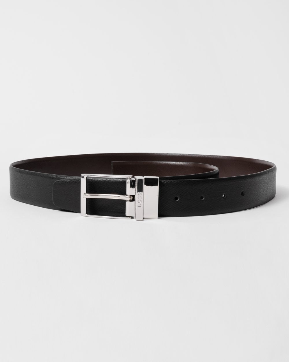 Boss Orange Ofede-P Mens Reversible Belt - Black - One Size