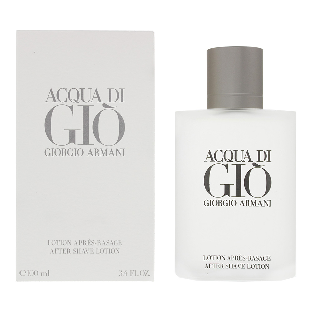 Giorgio Armani Mens Acqua Di Giò Pour Homme Aftershave 100ml - Orange - One Size