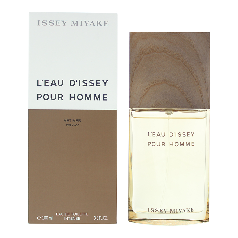 Issey Miyake Mens L'eau D'issey Pour Homme Vetiver Eau de Toilette 100ml Spray For Him - NA - One Size