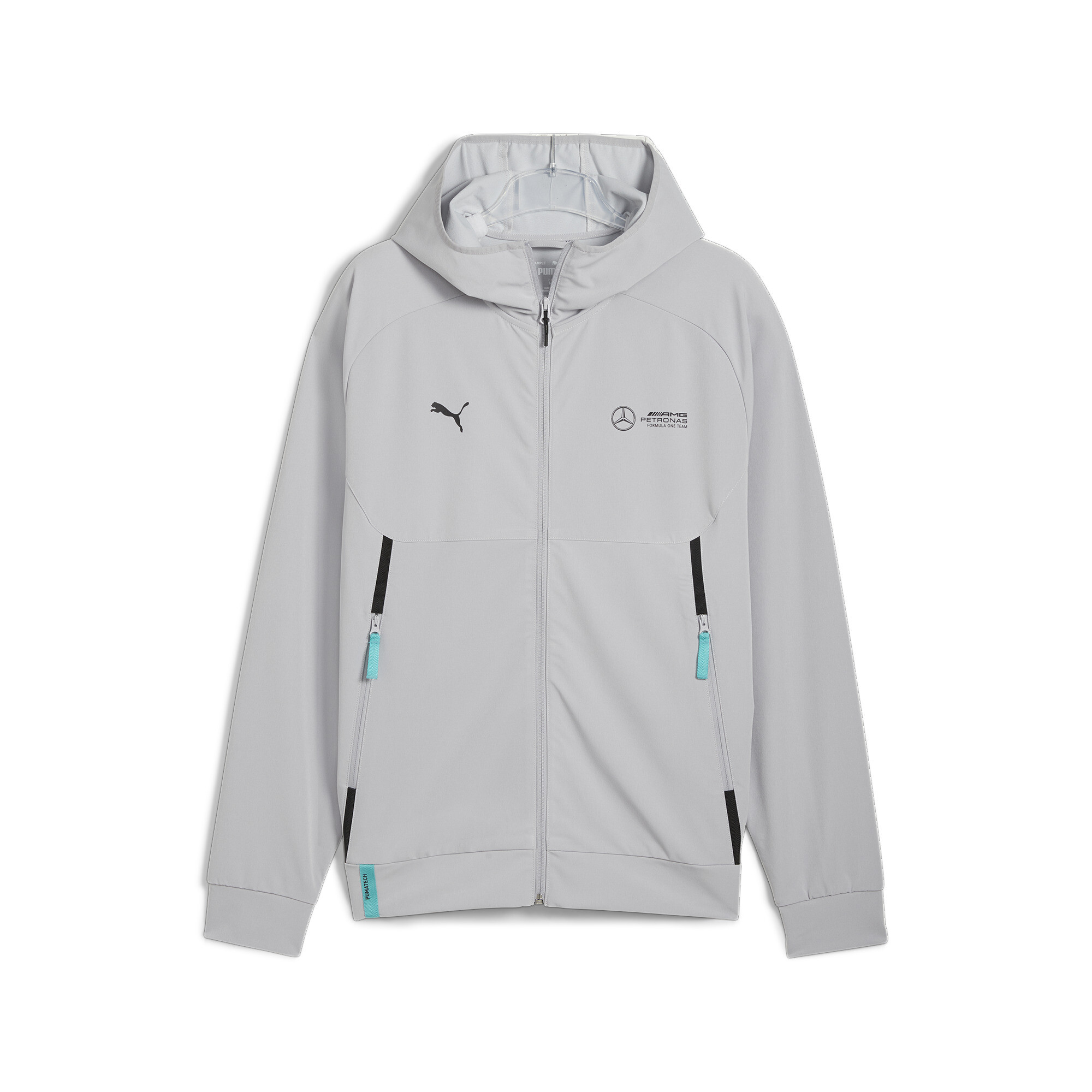 Puma Mens Mercedes-AMG Petronas F1 TECH Jacket - Grey - Size X-Large