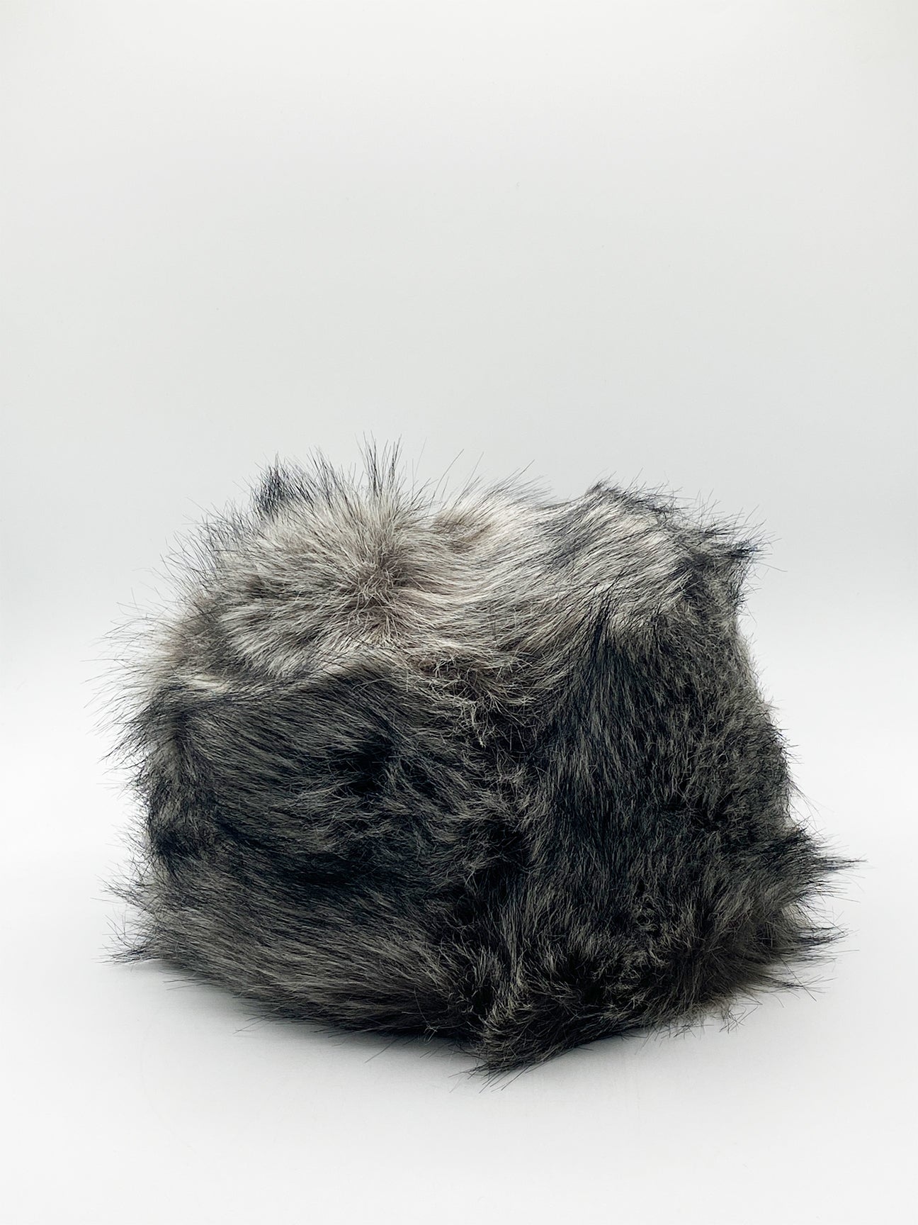 SVNX Unisex Grey Faux Fur Hat - One Size