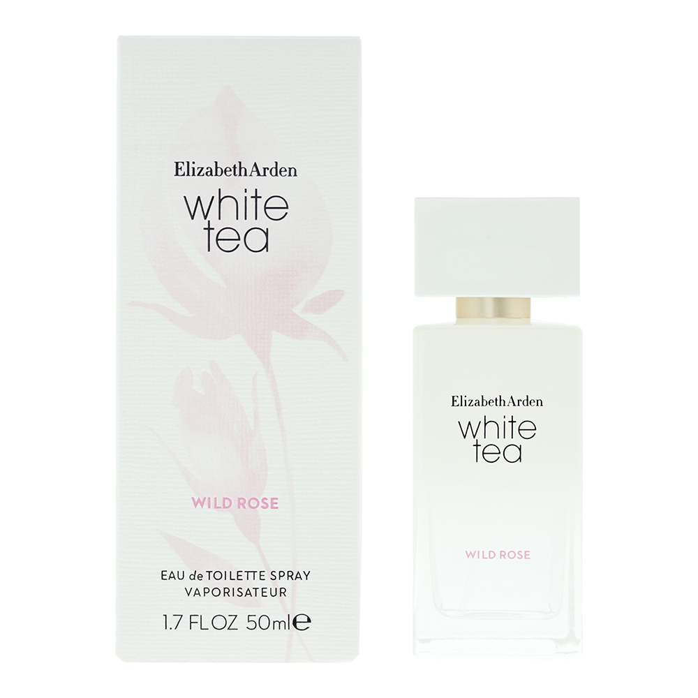 Elizabeth Arden Womens White Tea Wild Rose Eau De Toilette 50ml Spray For Her - One Size