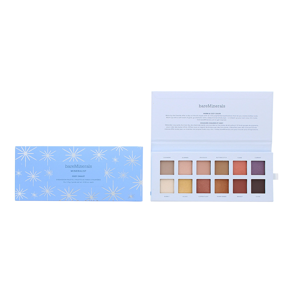 Bare Minerals Womens Mineralist Cozy Chalet Eye Shadow Palette 12 x 1.3g - NA - One Size