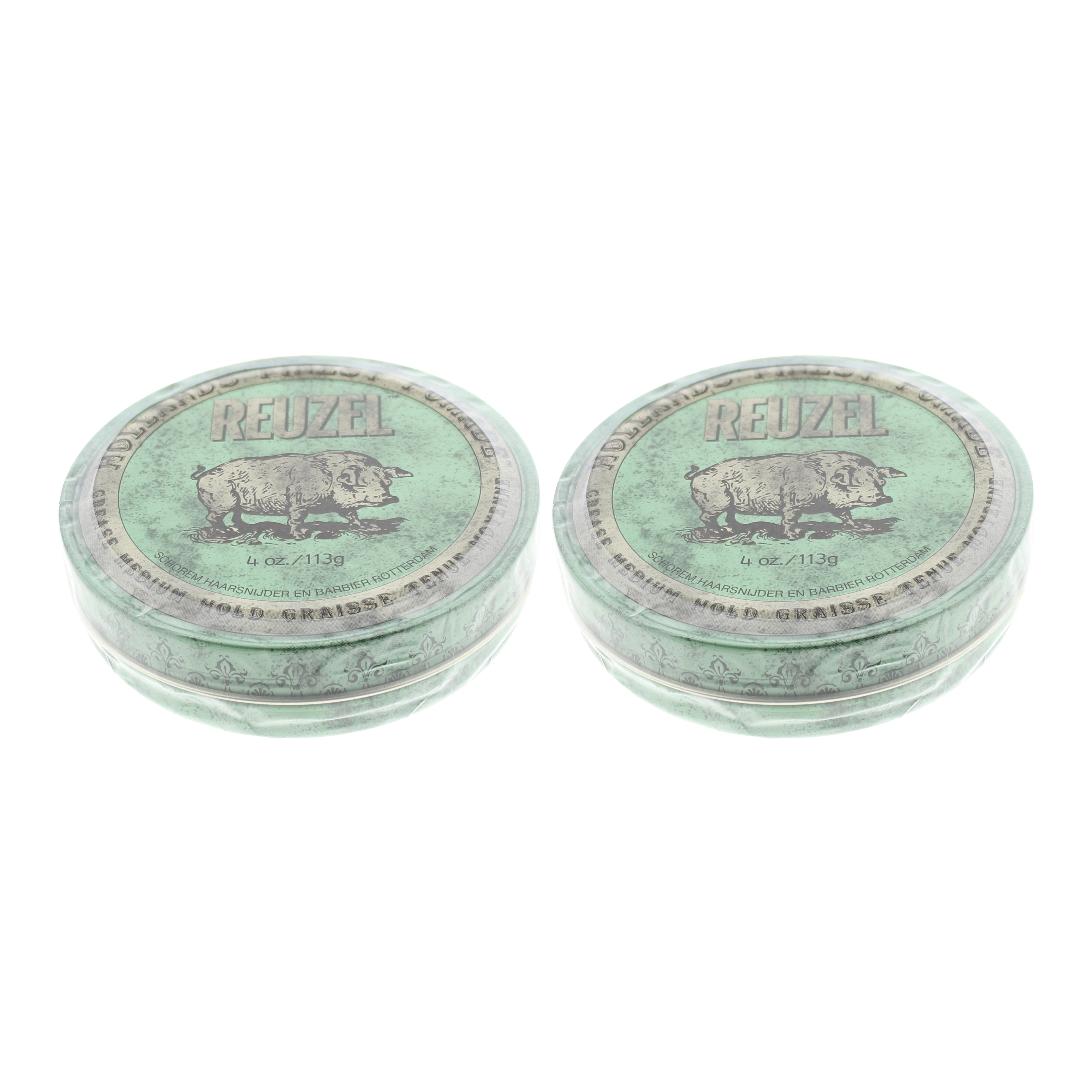 Reuzel Mens Grease Medium Hold Pomade 113g x 2 - NA - One Size