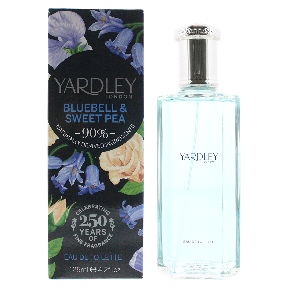 Yardley Womens Bluebell and Sweetpea Eau De Toilette 125ML - Rose - One Size