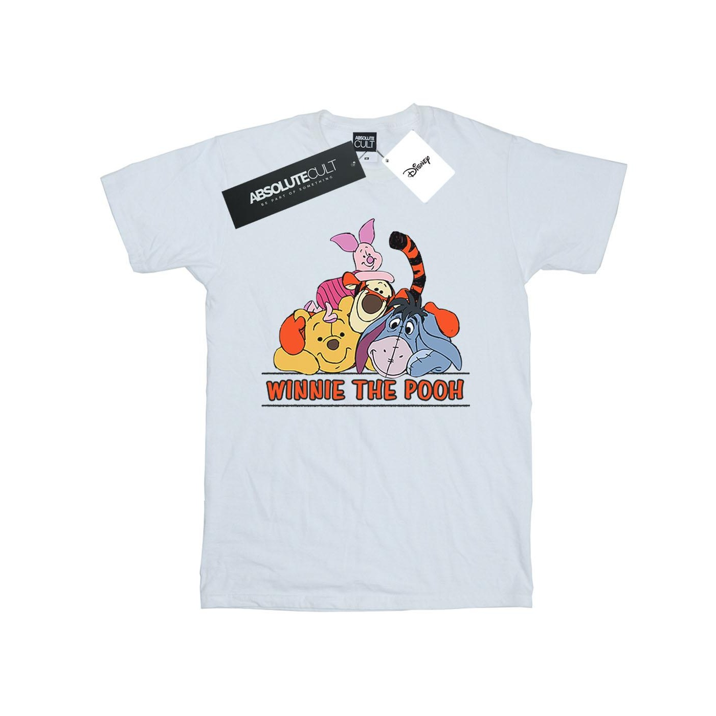 Disney Mens Winnie The Pooh Group T-Shirt (White) material_cotton - Size 4XL