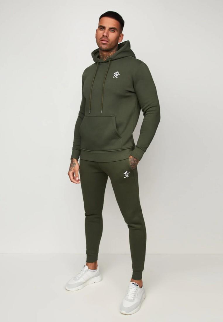 Gym King Basis Mens Tracksuit Green Cotton Size Medium Shopping