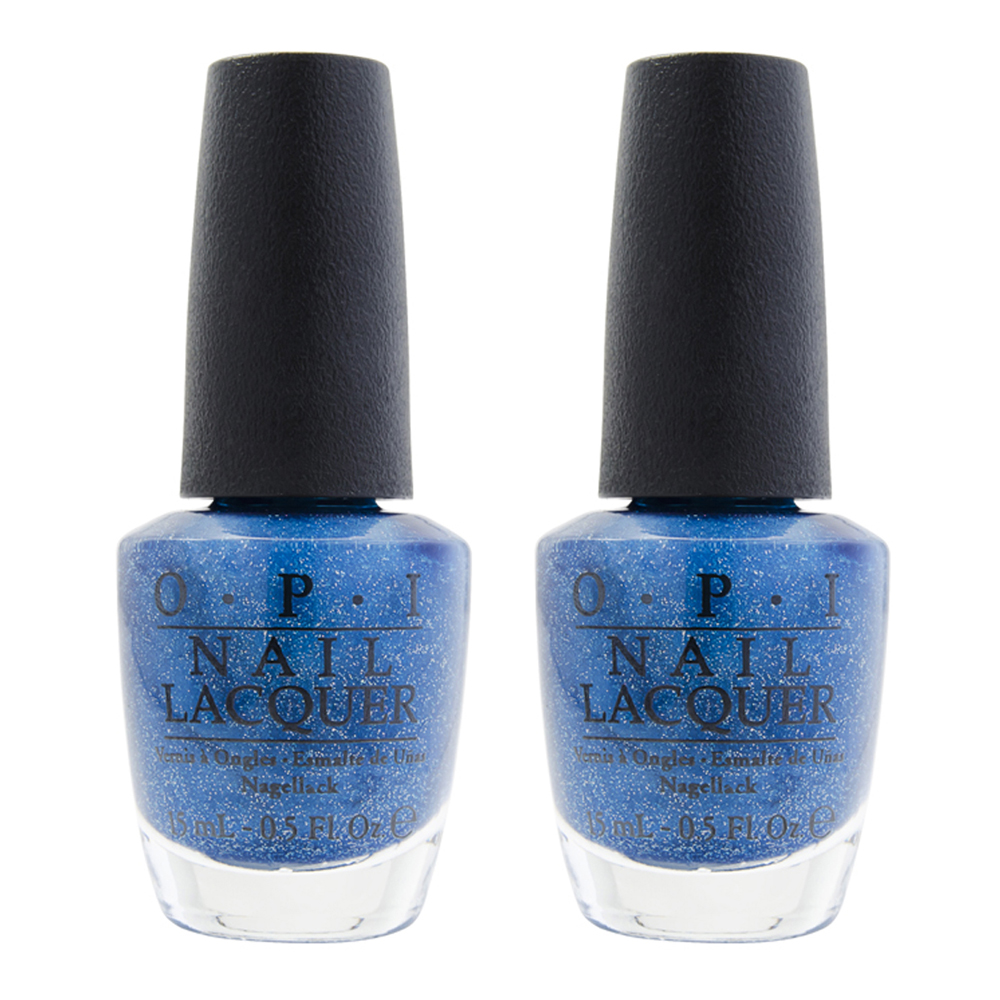 OPI Womens Nail Polish 15ml Blue Chips NL903 x 2 - One Size