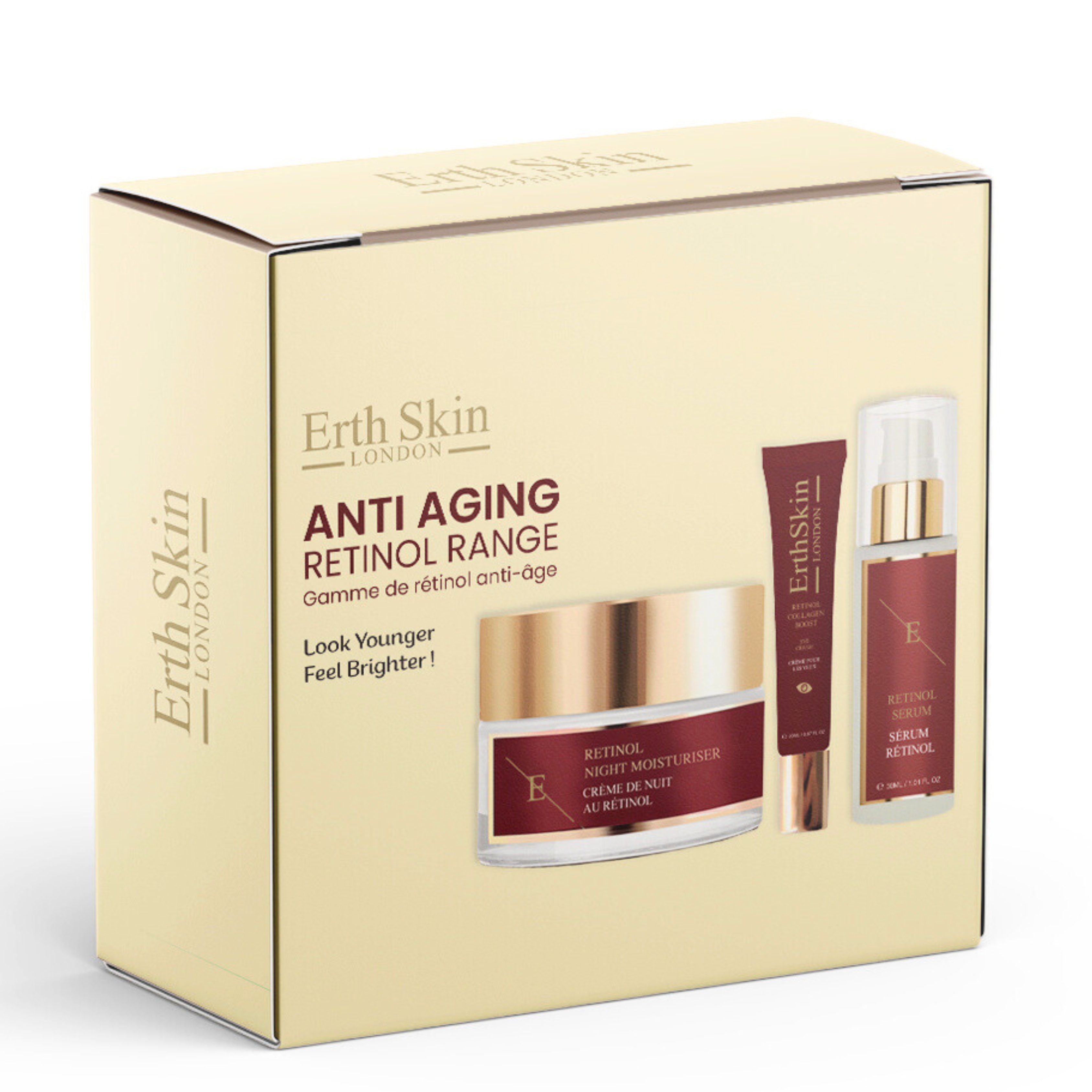 Erth Skin London Unisex Anti Aging Retinol Range Gift Set - One Size