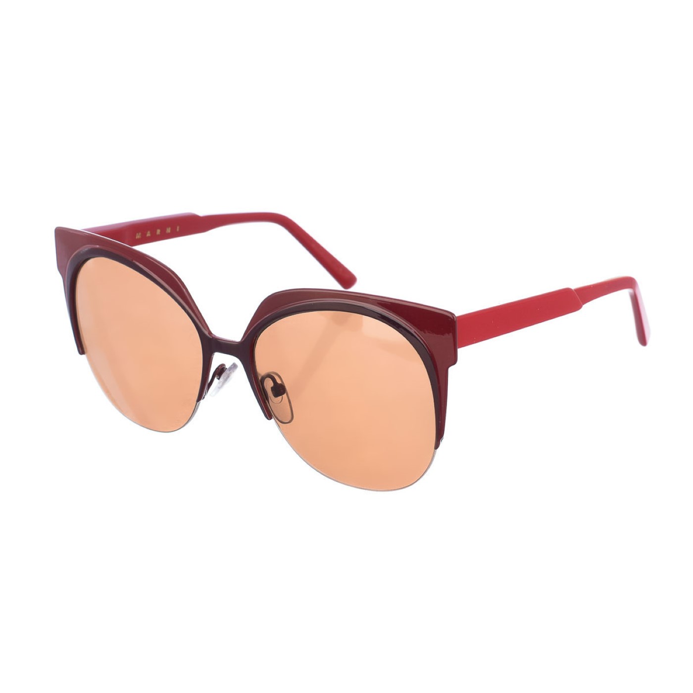 Marni Womens Metal sunglasses with oval shape ME101S women - Red - One Size