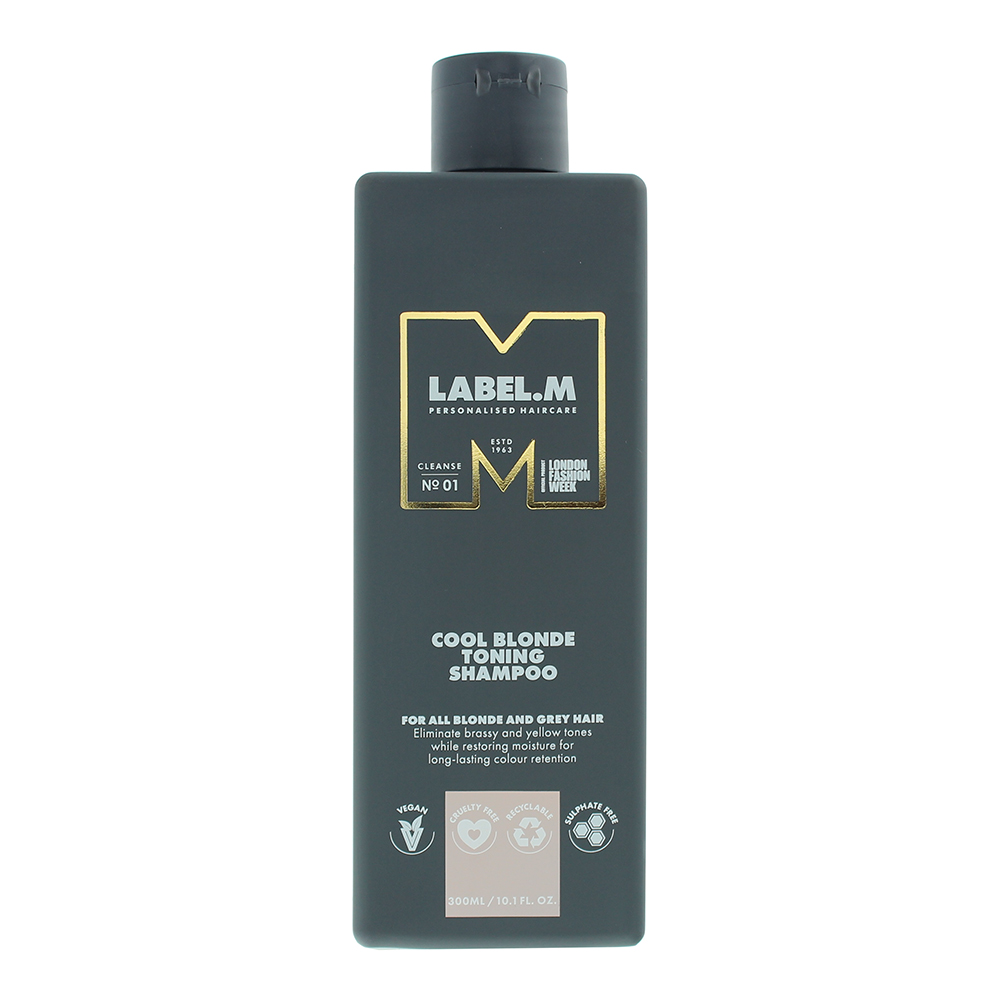 Label M Unisex Cool Blonde Toning Shampoo 300ml - One Size