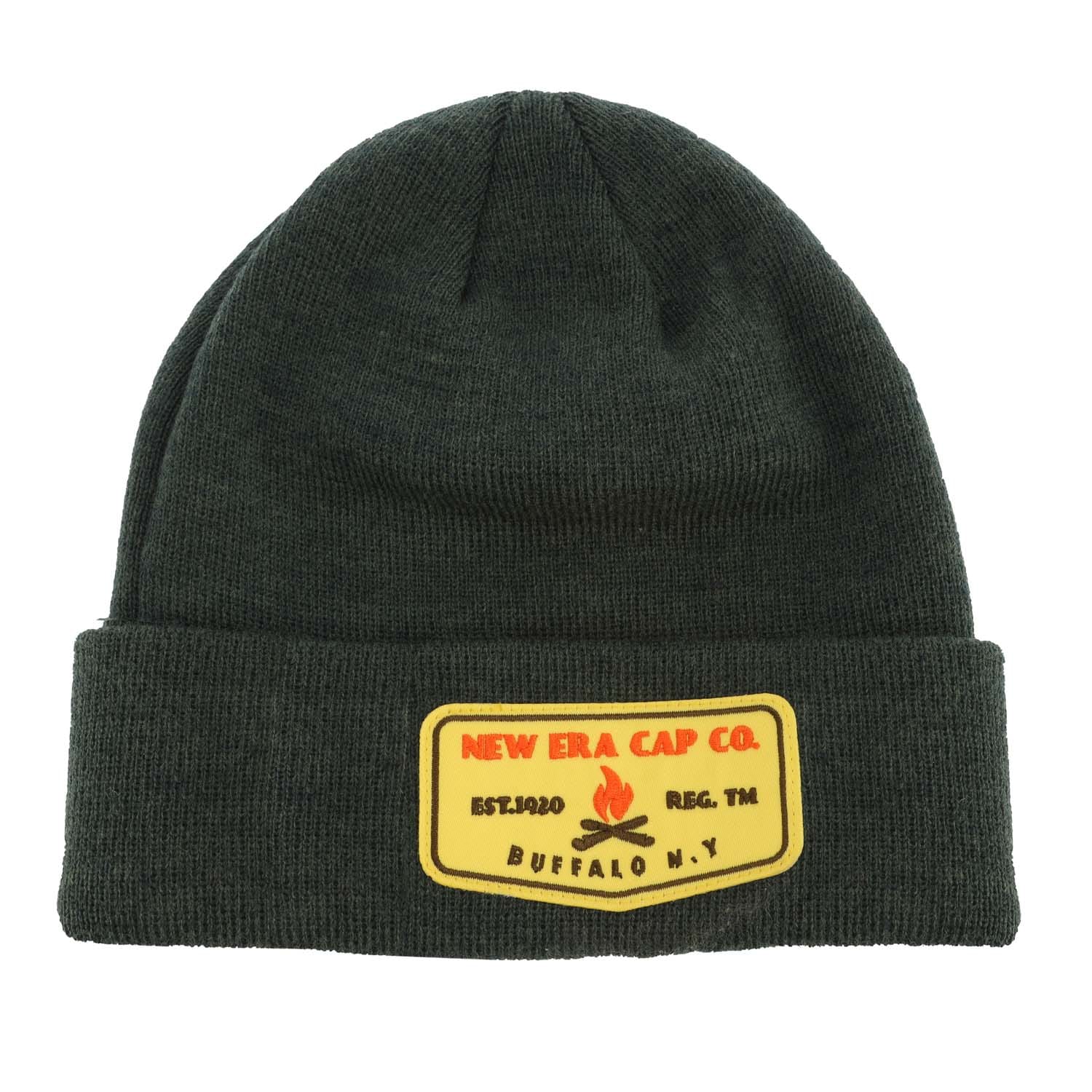 New Era Mens Accessories Cuff Knit Beanie Hat in Green material_polyester - Size Medium/Large