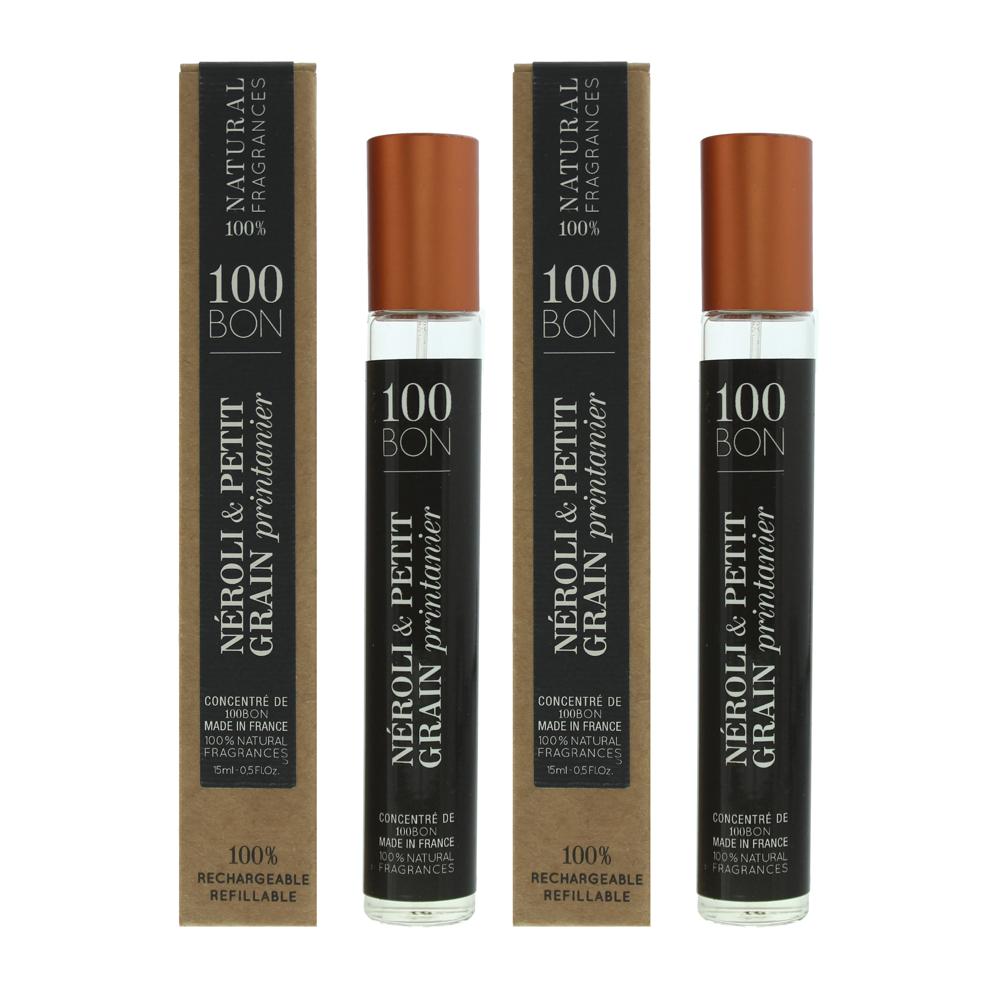 100Bon Unisex 100 Bon Neroli & Petit Grain Printanier - Refillable Eau De Parfum 15ml x 2 - One Size