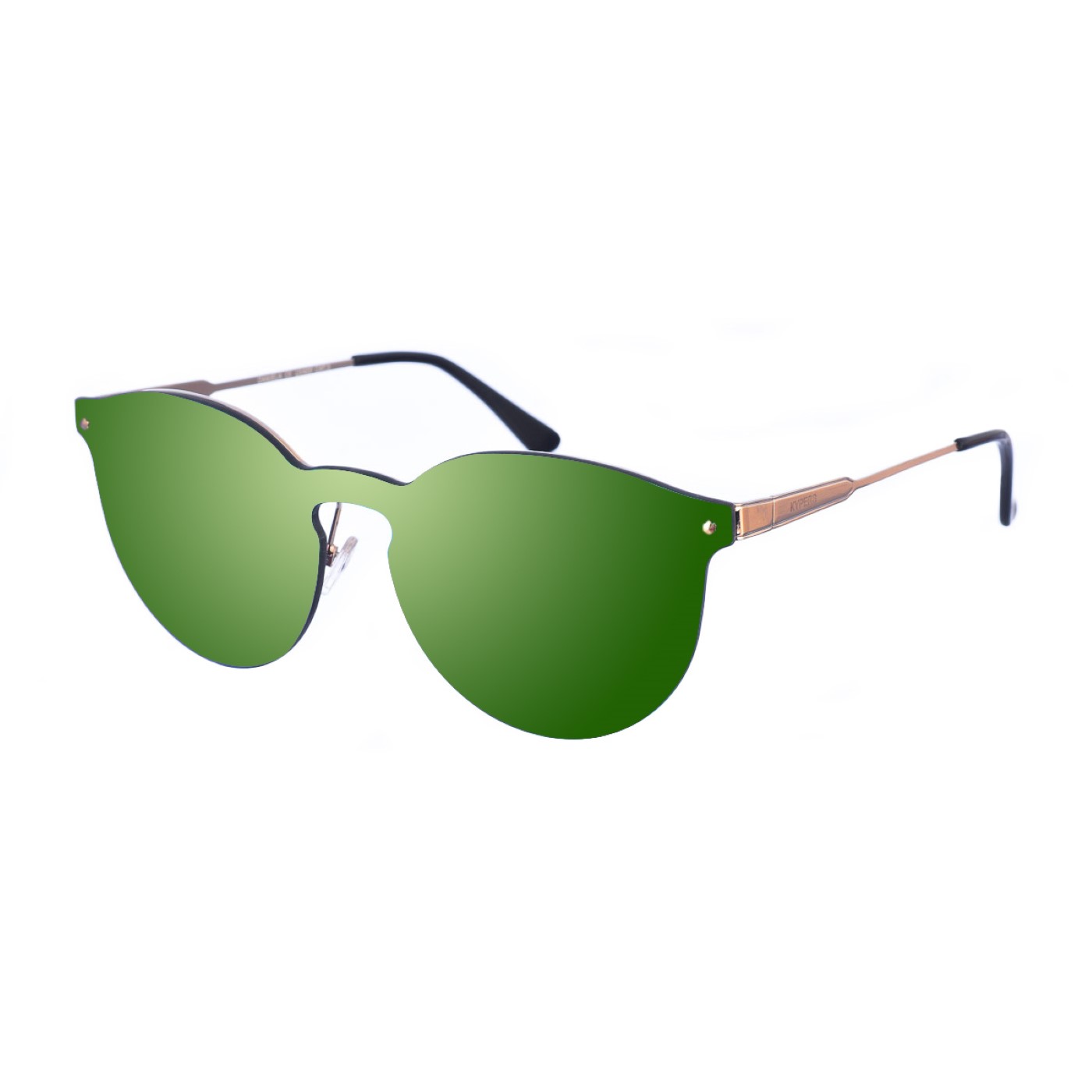 Kypers Daniela WoMens oval-shaped metal sunglasses - Green - One Size