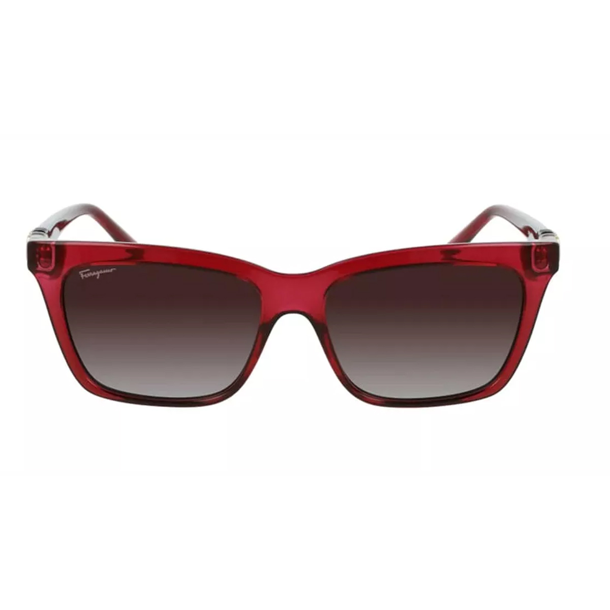 Salvatore Ferragamo Womens Square shaped acetate sunglasses SF1027S women - Bordo - One Size