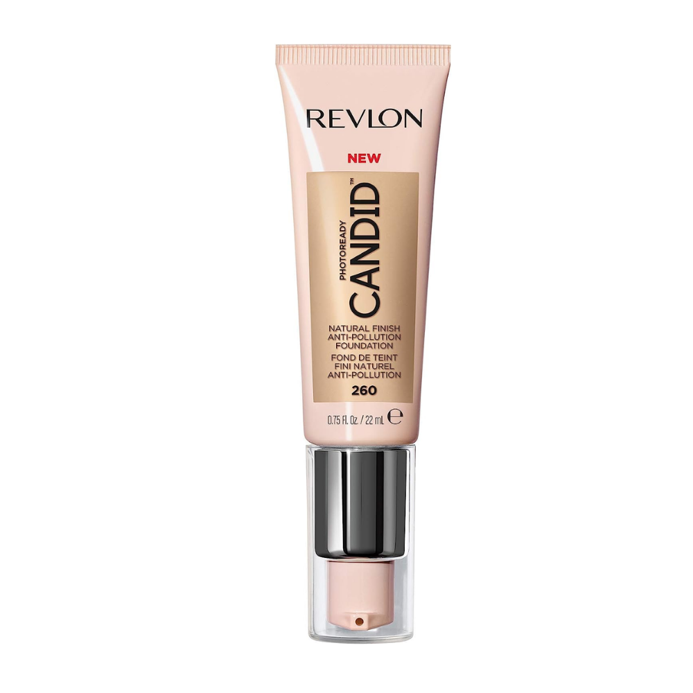 Revlon Womens Photoready Candid Natural Finish Foundation 22ml - 260 Chai - Blue - One Size