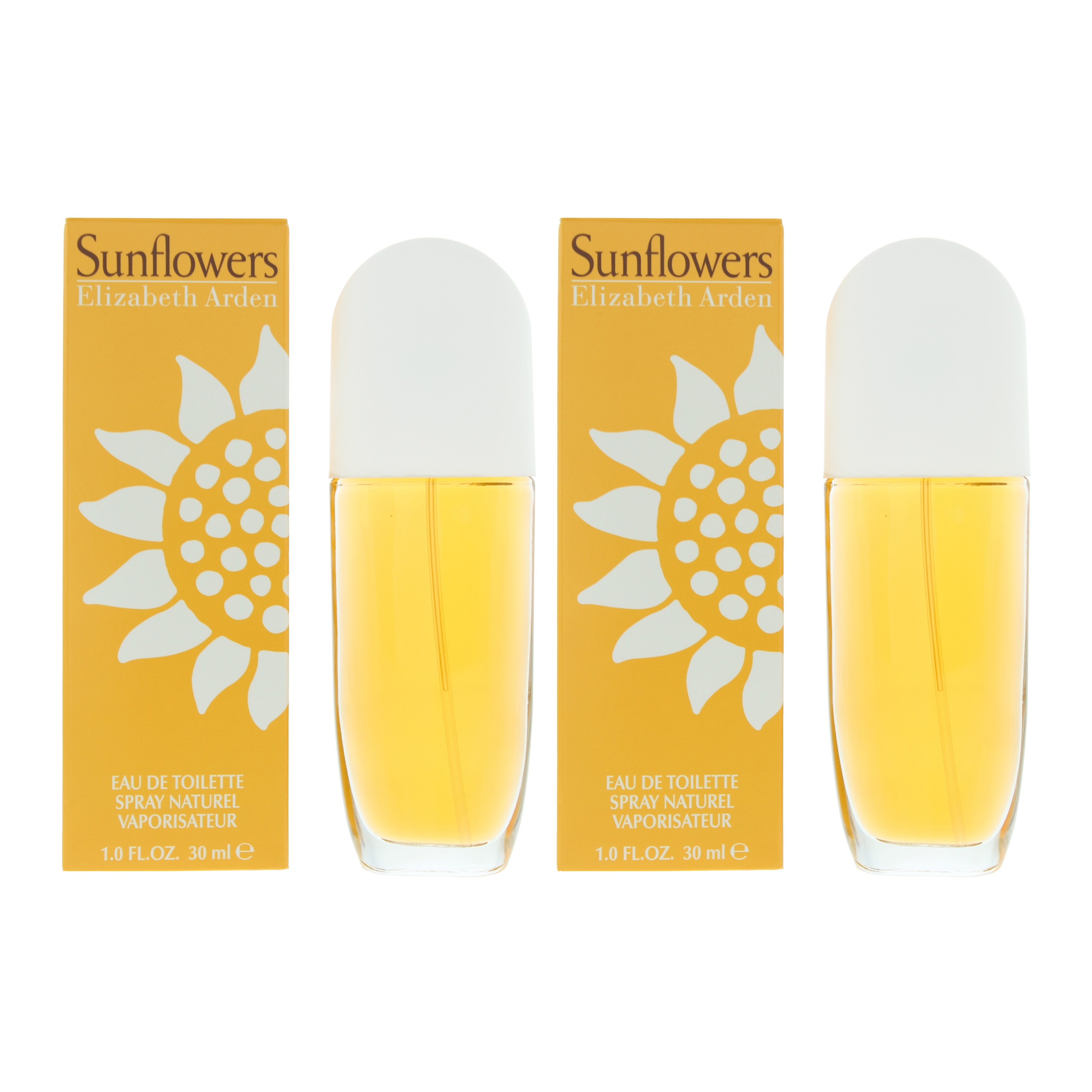 Elizabeth Arden Sunflowers Eau de Toilette 30ml Spray WoMens x 2 - One Size