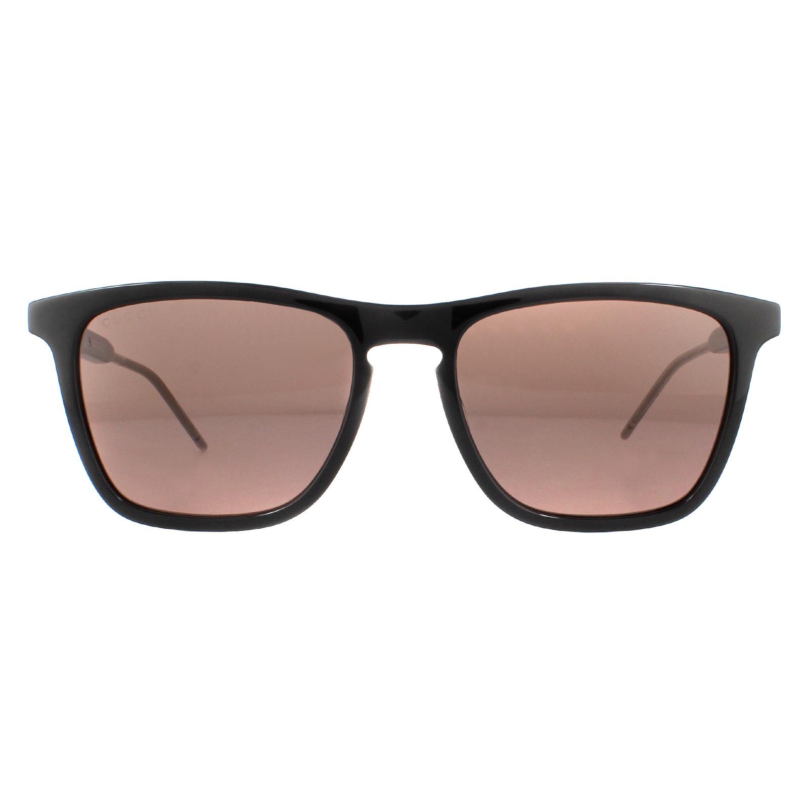 Gucci Mens Sunglasses GG0843S 004 Black Brown - One Size