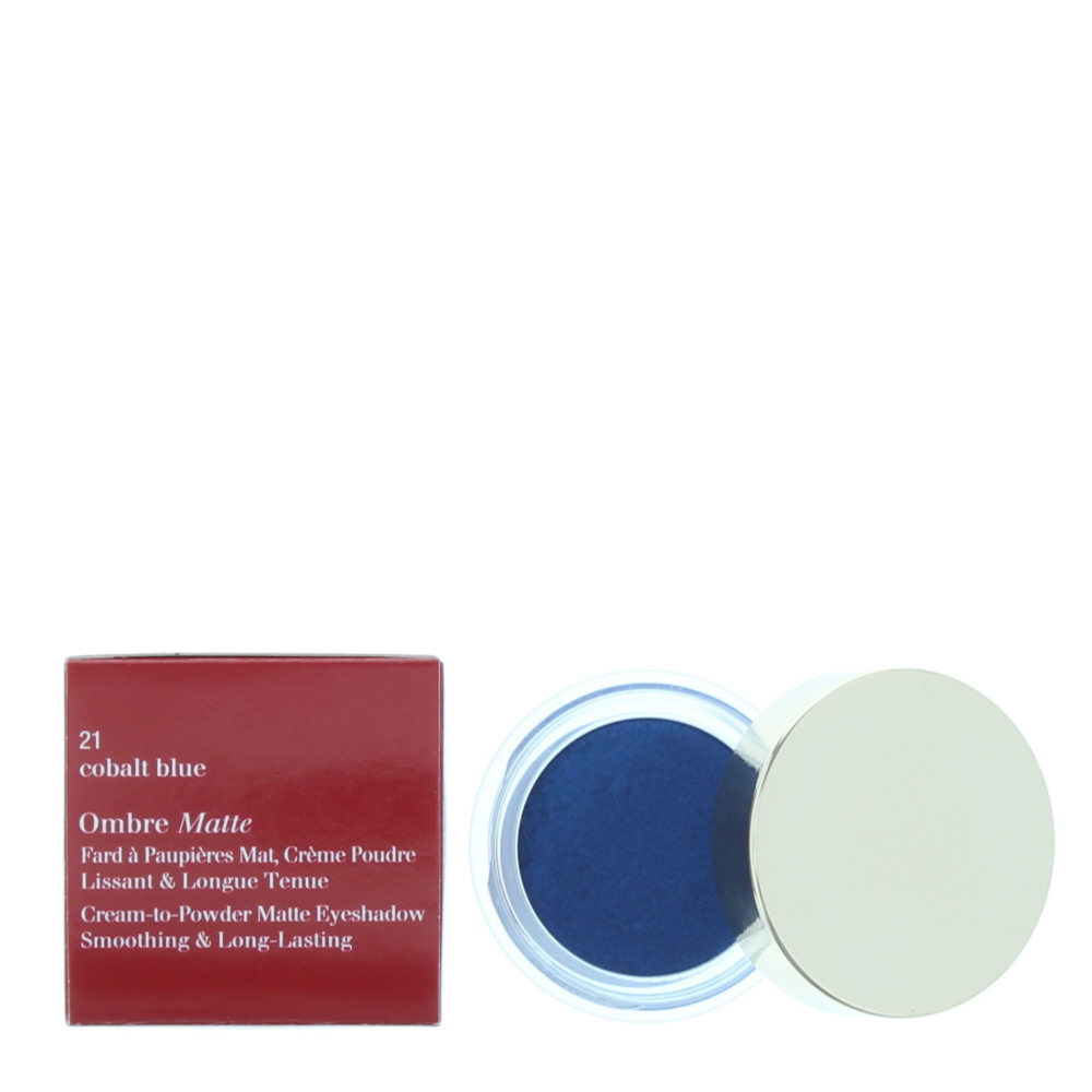 Clarins Unisex Ombre Matte Cream-To-Powder 21 Cobalt Blue Eye Shadow 7g - One Size