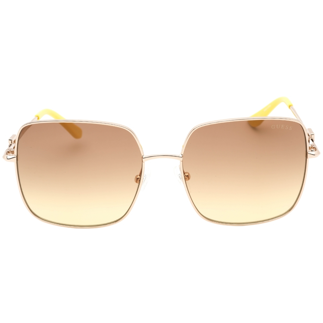 Guess Womens GU7906-H 32F Gold Sunglasses Metal - One Size