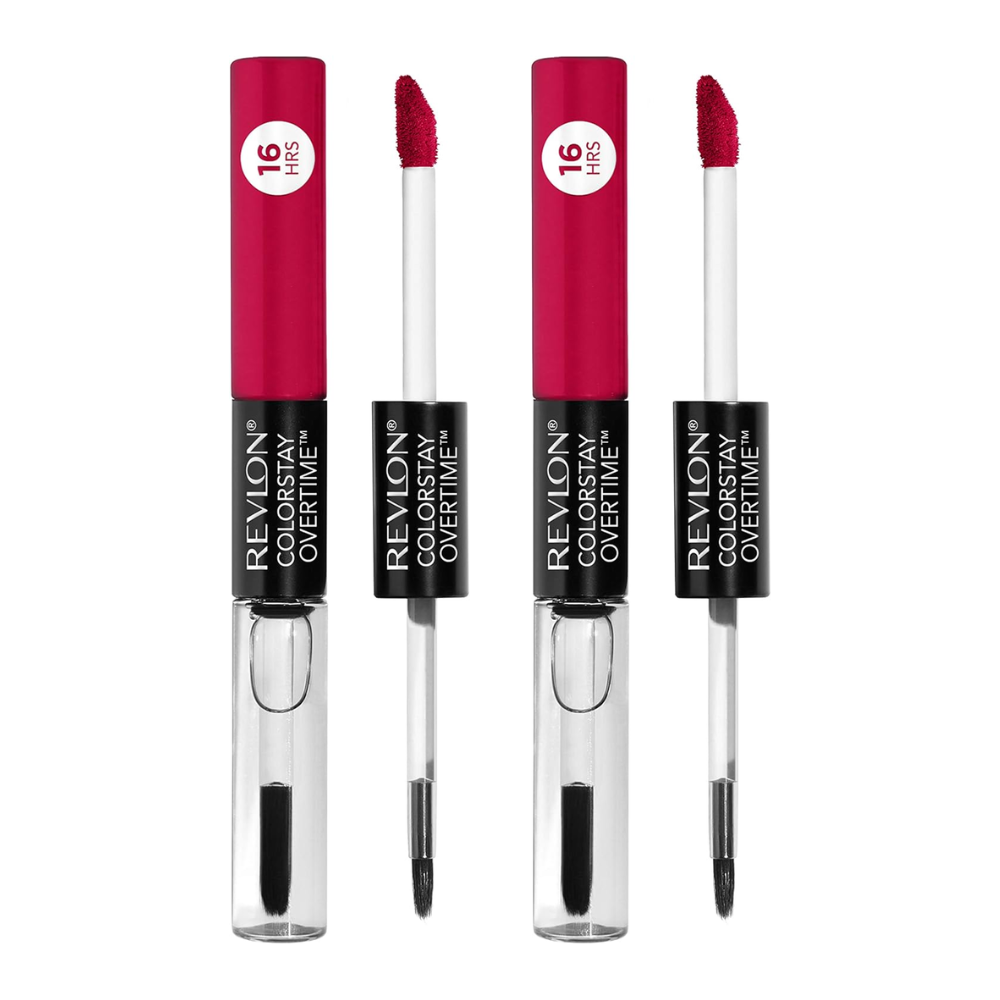 Revlon Womens 2 x Colorstay Overtime Dual Ended Lipcolor - 480 Unending Red - One Size