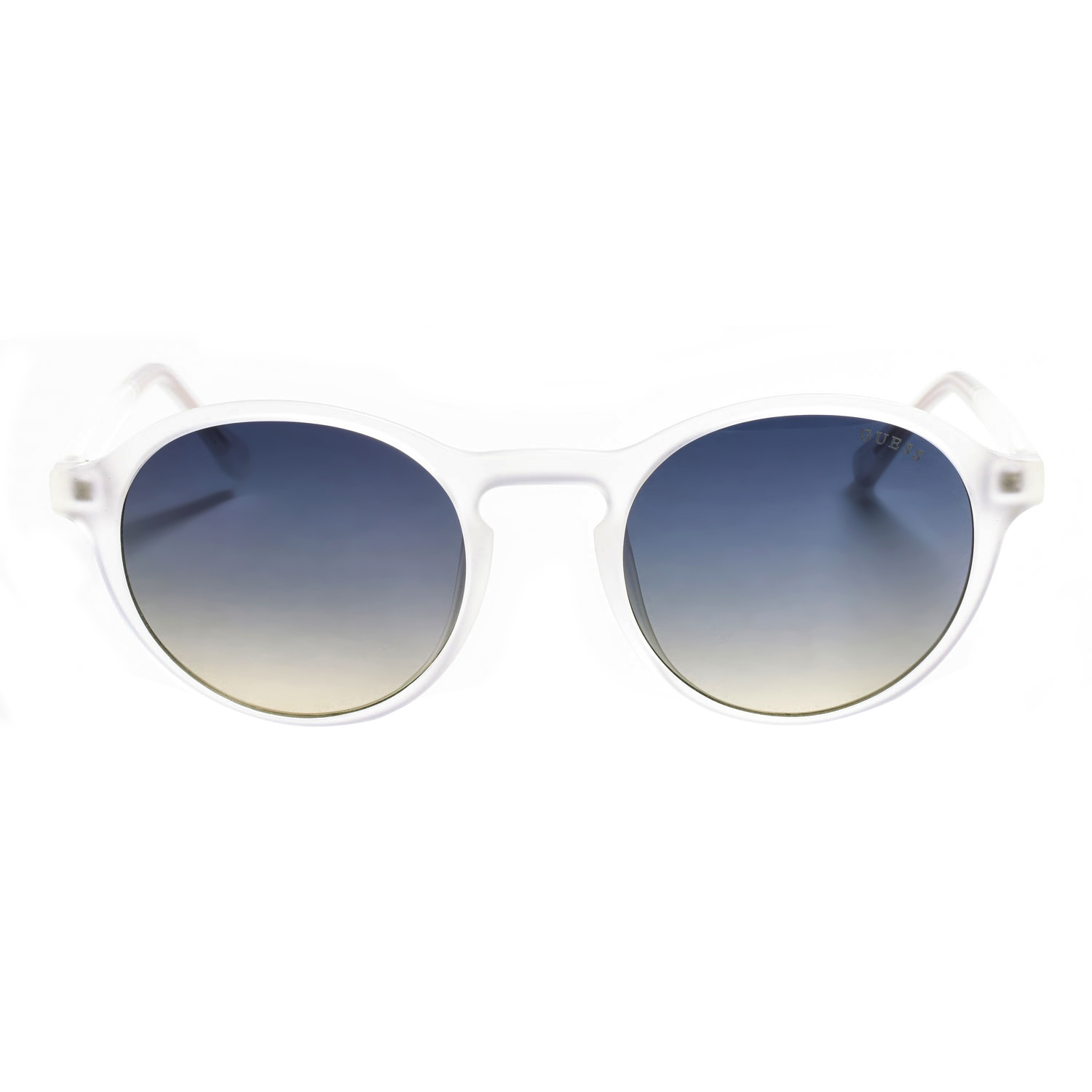 Guess Womenss acetate sunglasses with round shape GU00062 - White - One Size