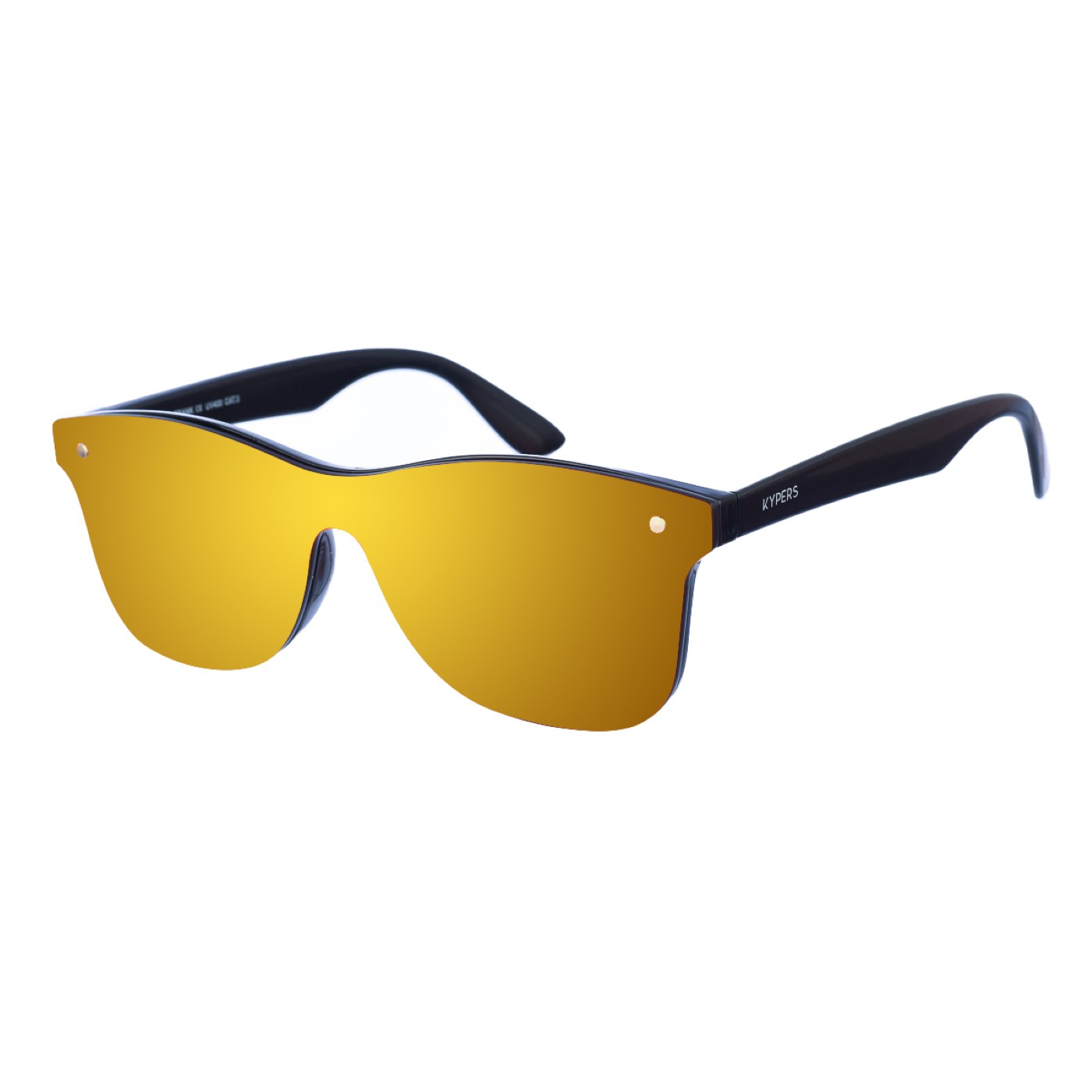 Kypers Unisex FRANK Oval Shape Nylon Sunglasses - Yellow - One Size