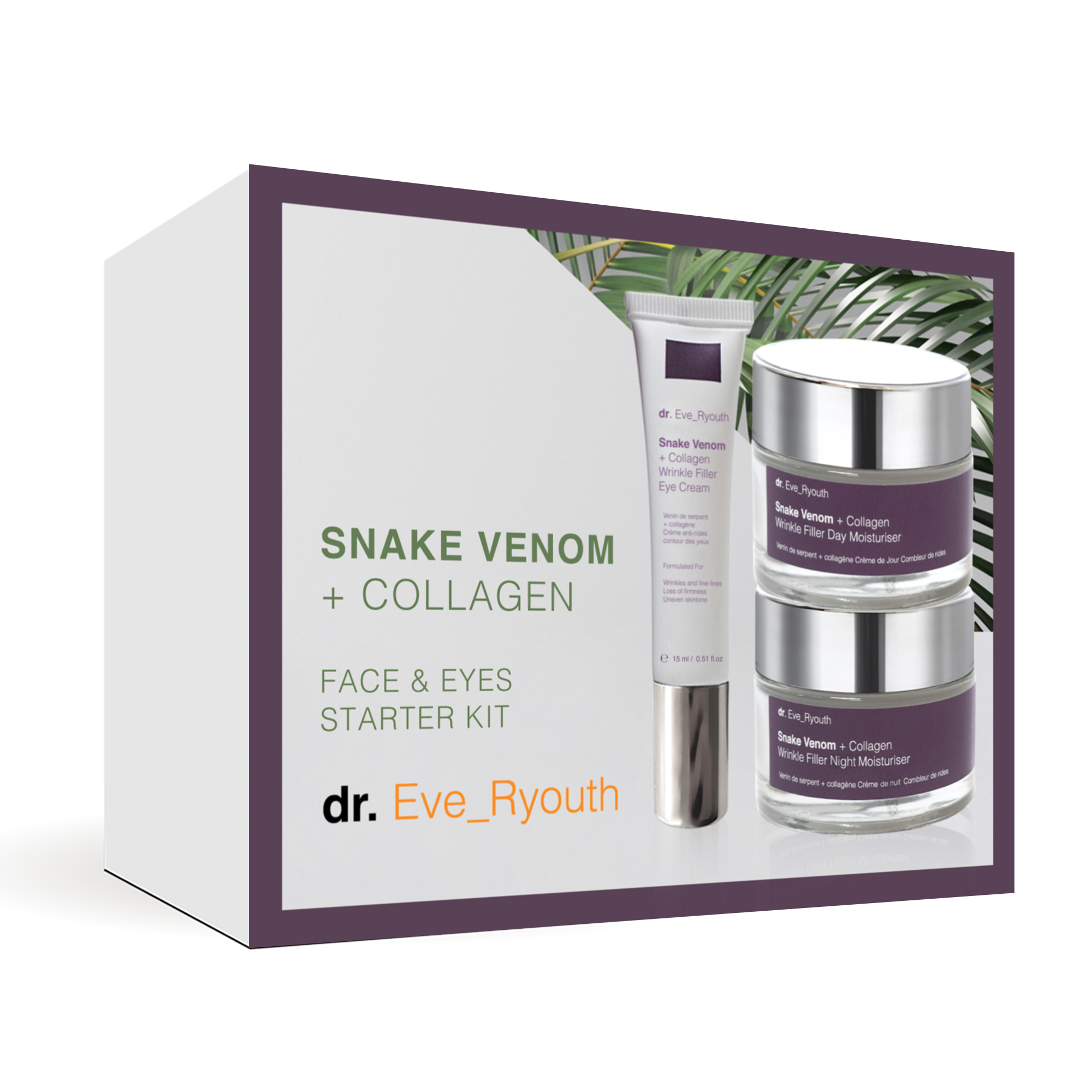 Dr. Eve_Ryouth Womens Dr Ever youth - Ultimate Wrinkle Filler Face & Eyes Starter Set ( Limited Edition ) - NA - One Size