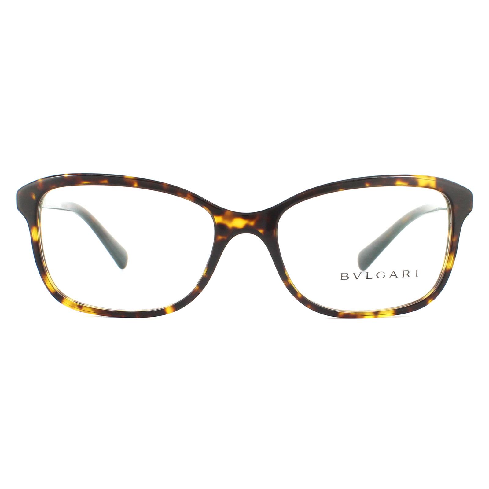 Bvlgari Womens Glasses Frames BV4191B 504 Havana Women - Brown - One Size