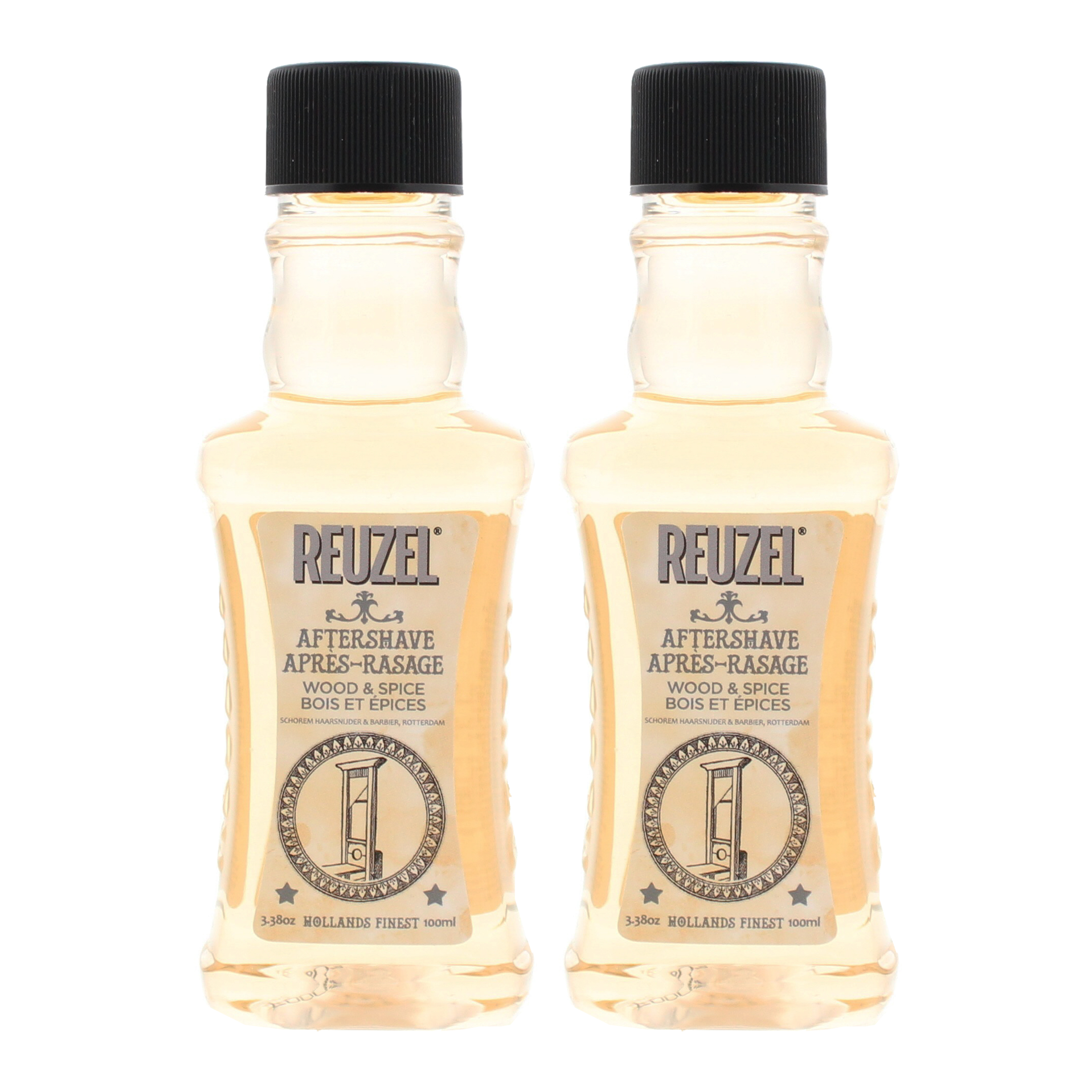 Reuzel Mens Wood & Spice Aftershave 100ml x 2 - NA - One Size