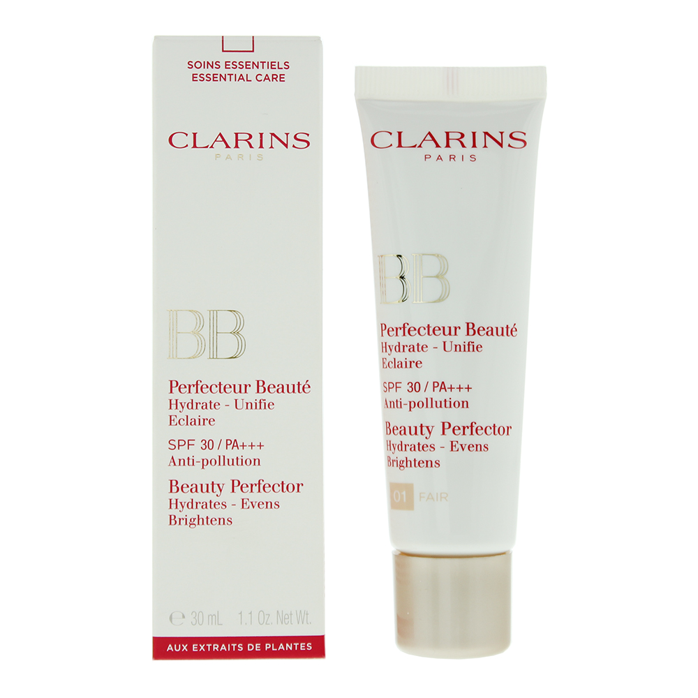 Clarins Womens Beauty Perfector BB Cream Hydrates -Evens- Brightens Fair 30ml - One Size