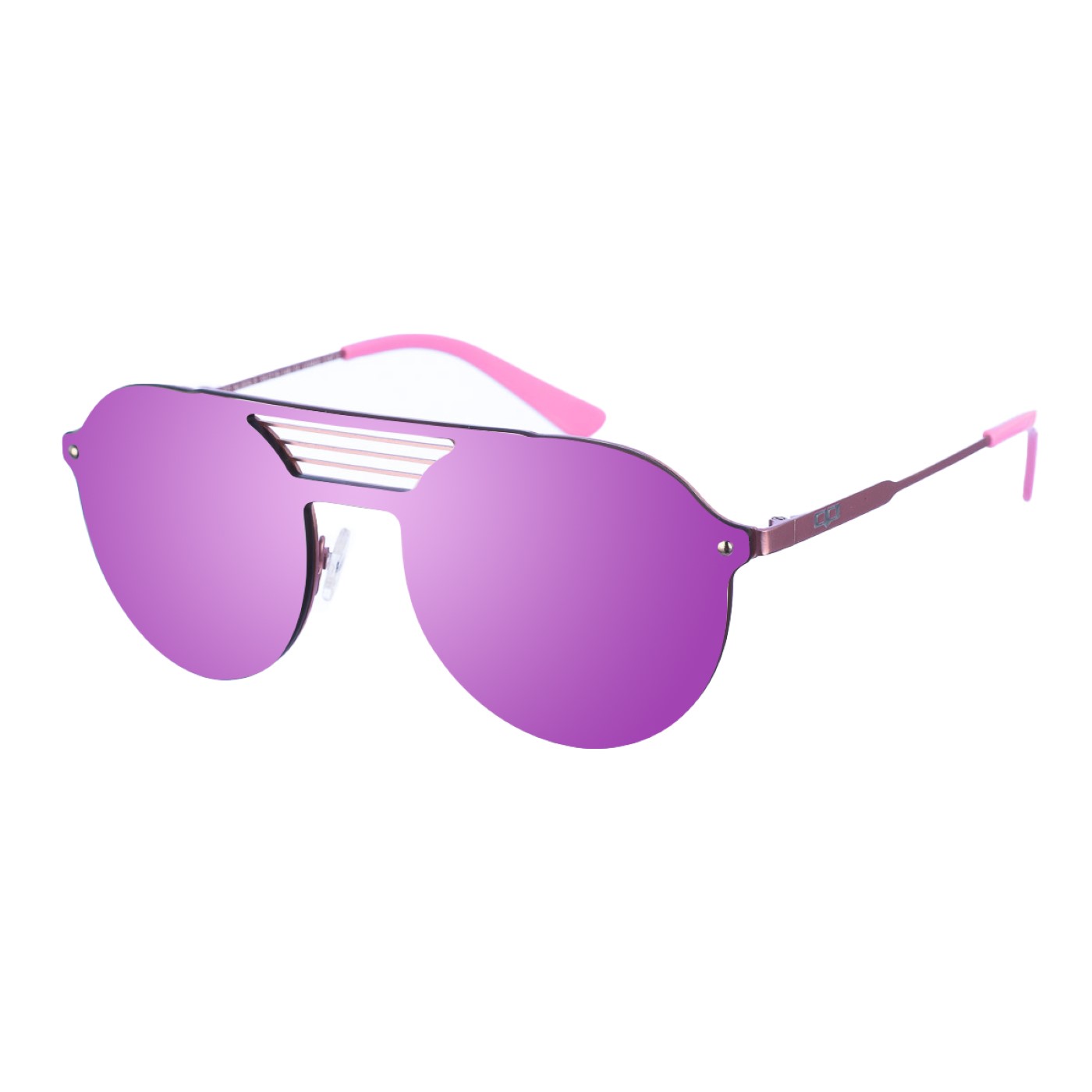 Kypers Unisex NEW LOURENZO Oval Shaped Nylon Sunglasses - Violet - One Size