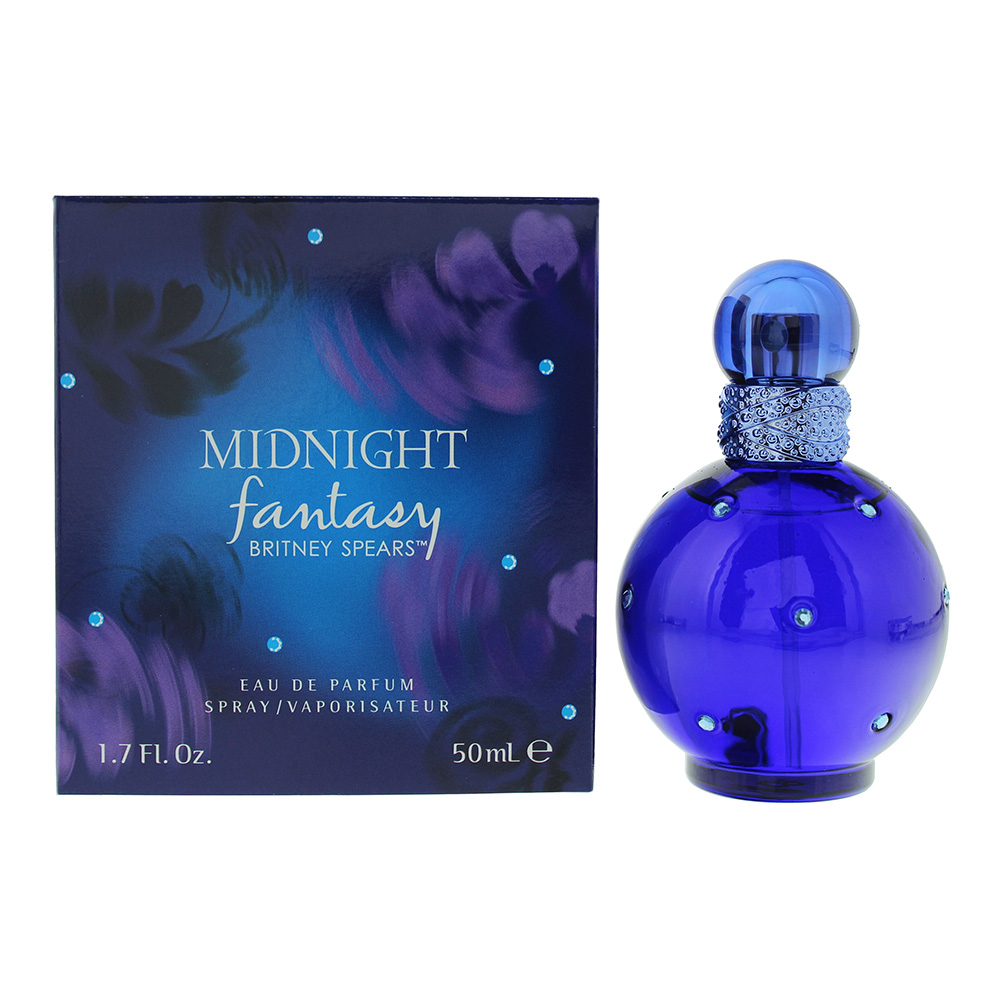 Britney Spears Womens Midnight Fantasy Eau De Parfum 50ml Spray For Her - NA - One Size