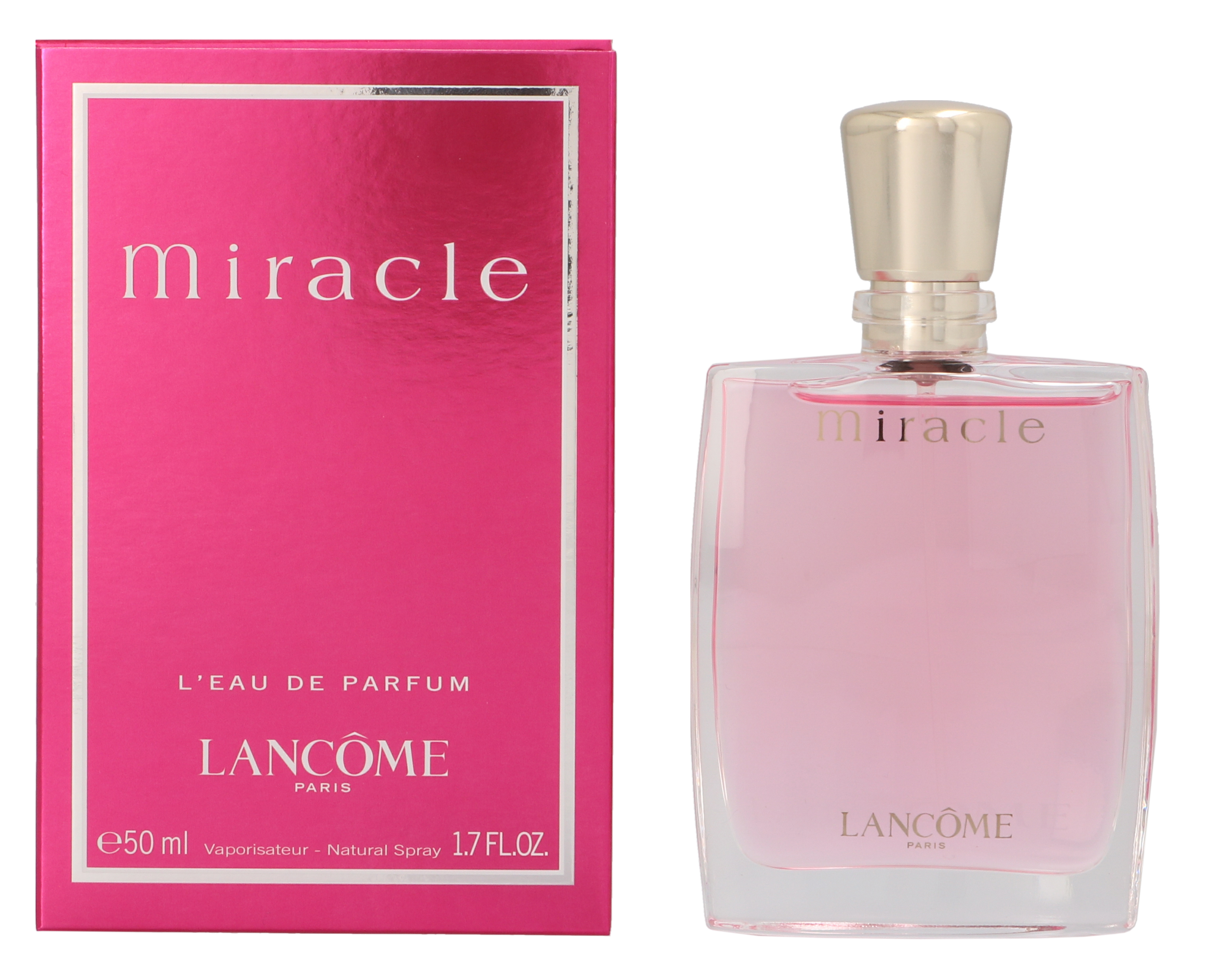 Lancome Womens Miracle Eau de Parfum 50ml Spray For Her - NA - One Size