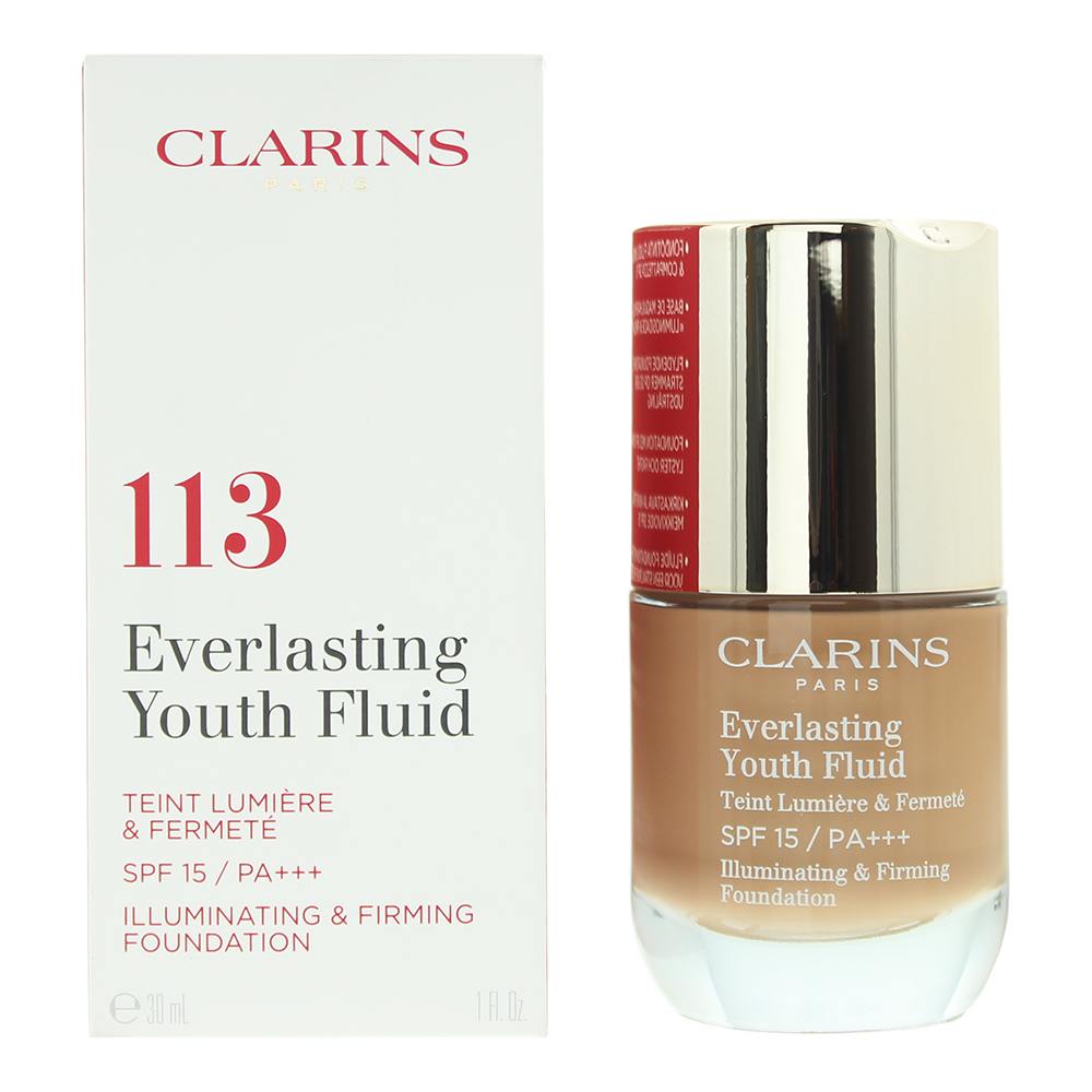 Clarins Womens Everlasting Youth Fluid Foundation 30ml 113 Chestnut - NA - One Size