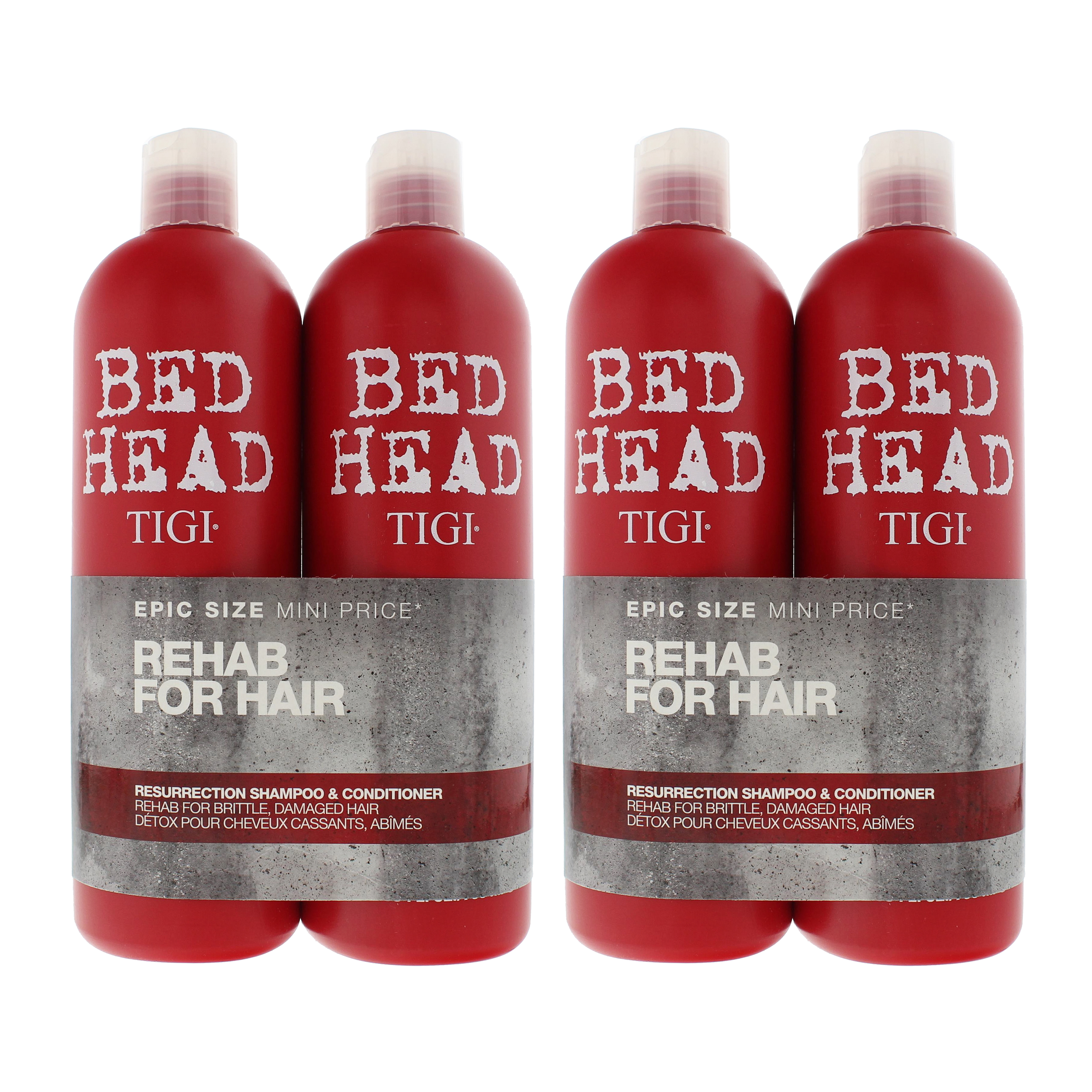 Tigi Womens Bed Head Resurection Shampoo & Conditioner 750ml Duo Pack x 2 - NA - One Size