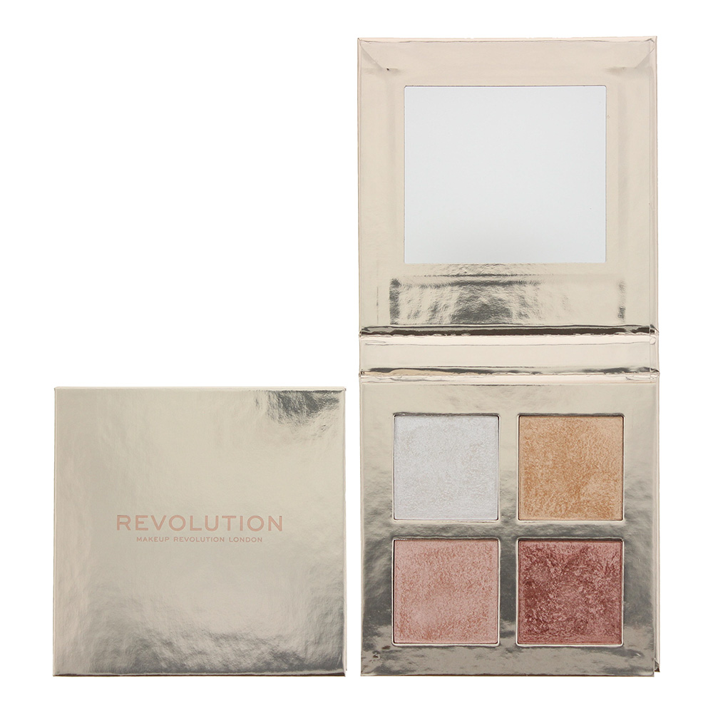 Revolution Womens Face Quad Incandescent Highlighting Palette 14g - NA - One Size