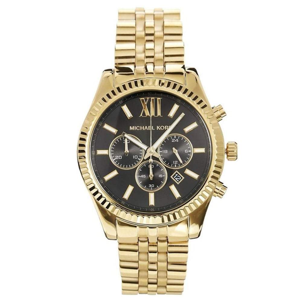 Michael Kors Mens' Lexington Watch MK8286 - Gold Metal - One Size