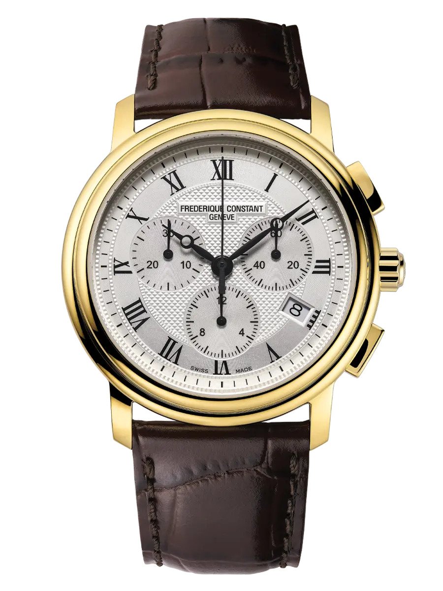 Frederique Constant Frédérique Classics Mens Brown Watch FC-292MC4P5 Leather (archived) - One Size