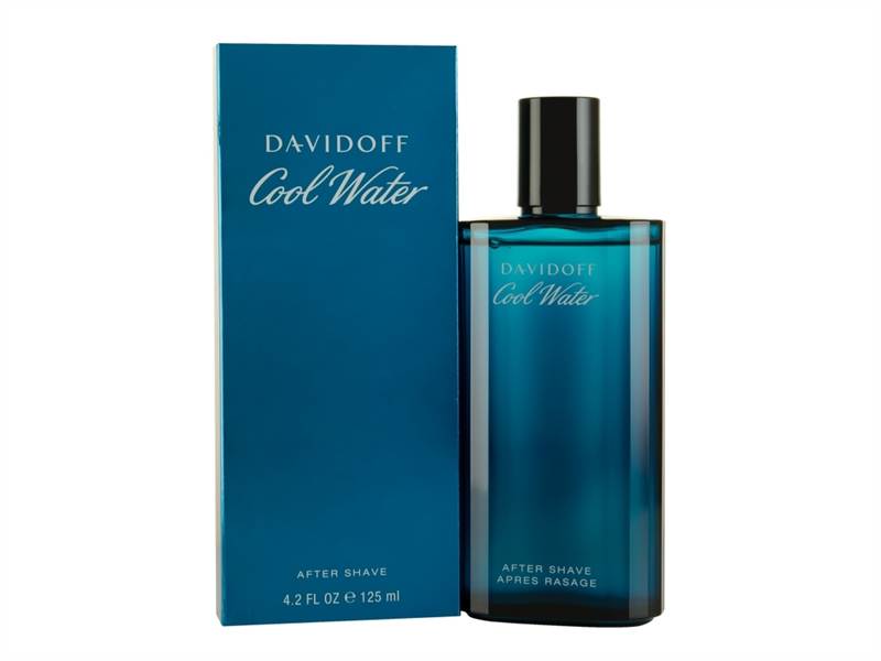 Davidoff Mens Cool Water After Shave 125ml Splash For Him - Green - One Size