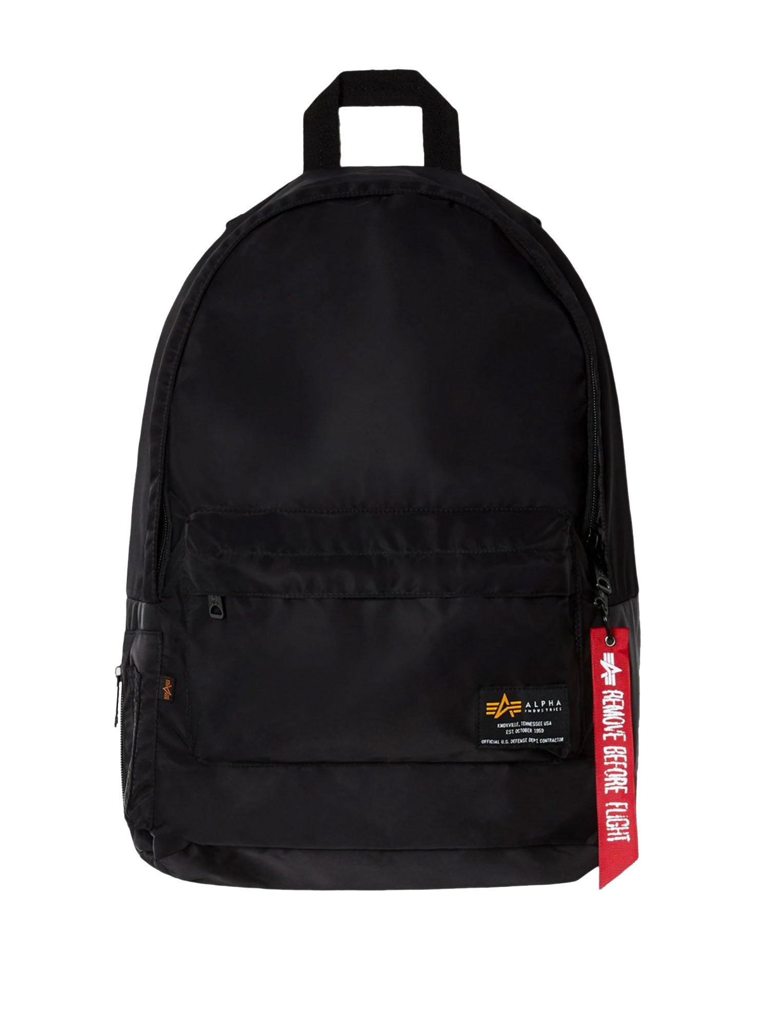 Alpha Industries Mens Crew Backpack in Black - One Size