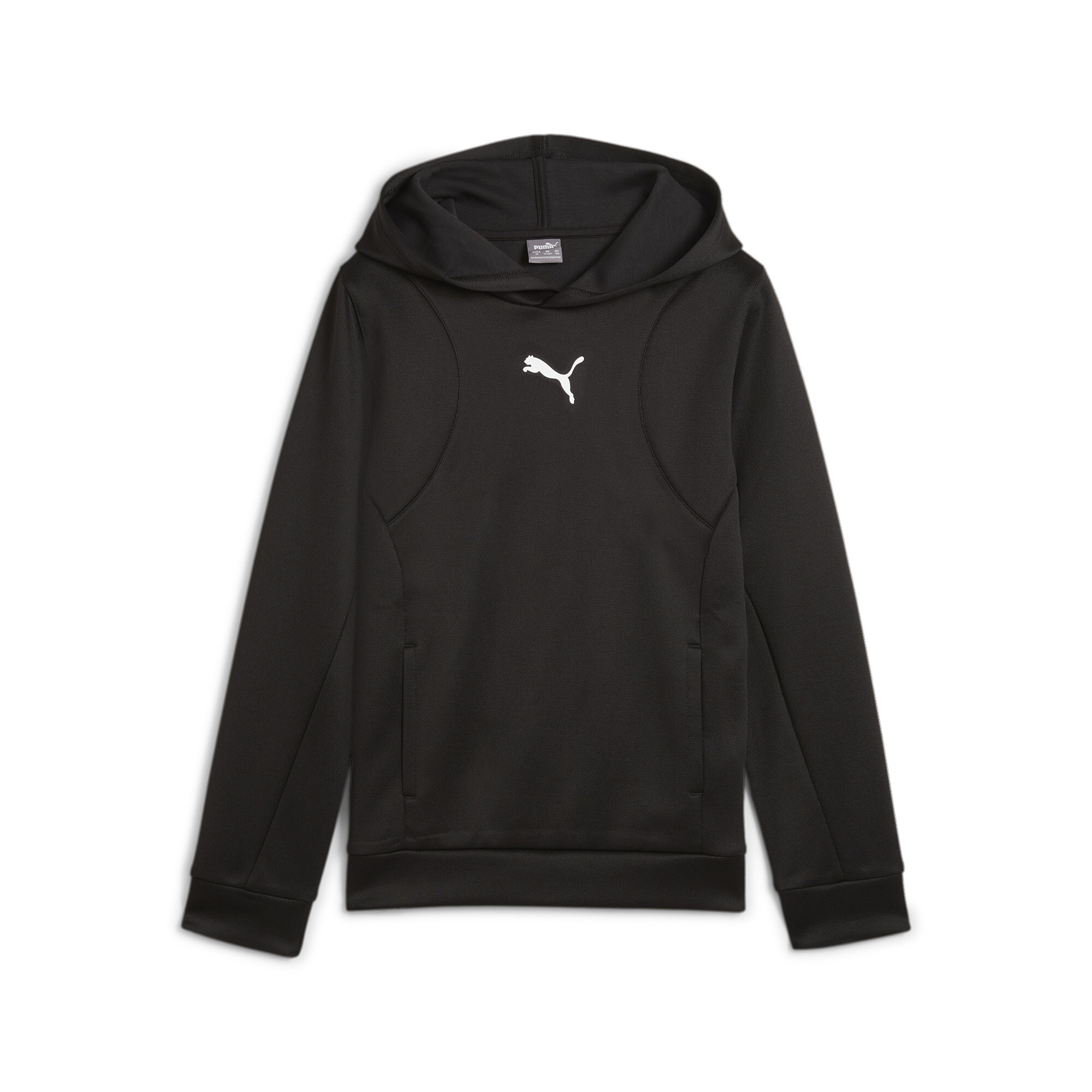 Puma FIT Boys Hoodie - Black - Size 7-8Y