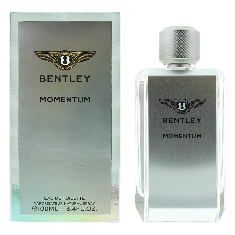 Bentley Mens Momentum Eau de Toilette 100ml Spray For Him - Violet - One Size