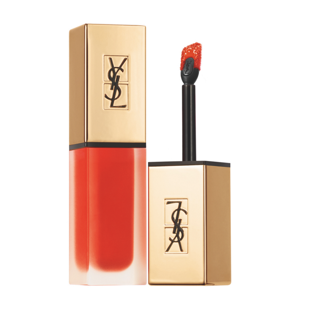 YSL Womens Yves Saint Laurent Tatouage Couture Liquid Matte Lip Stain - 02 Crazy Tangerine 6ml - NA - One Size