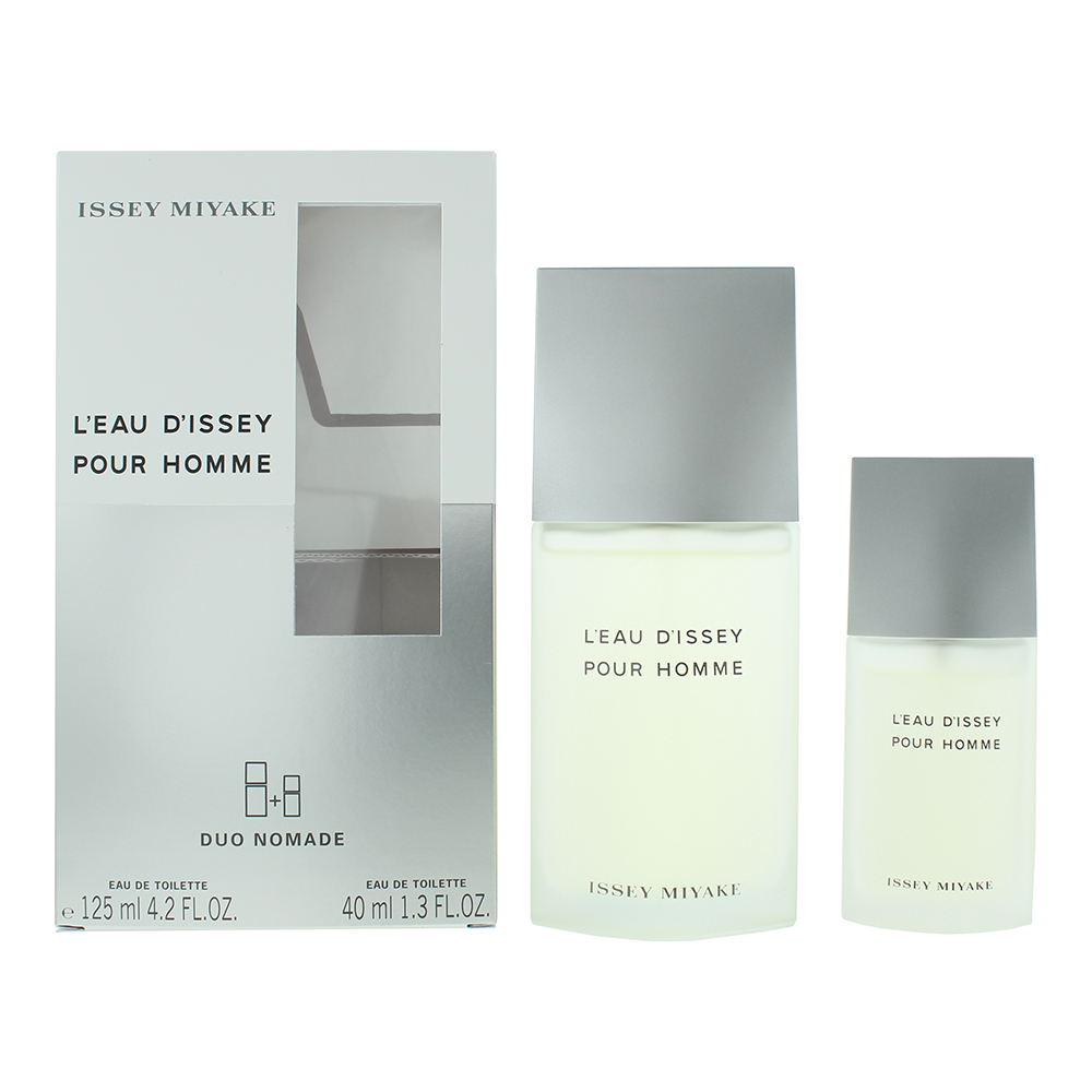 Issey Miyake Mens L'eau D'Issey Pour Homme Eau de Toilette 125ml + 40ml Gift Set - One Size