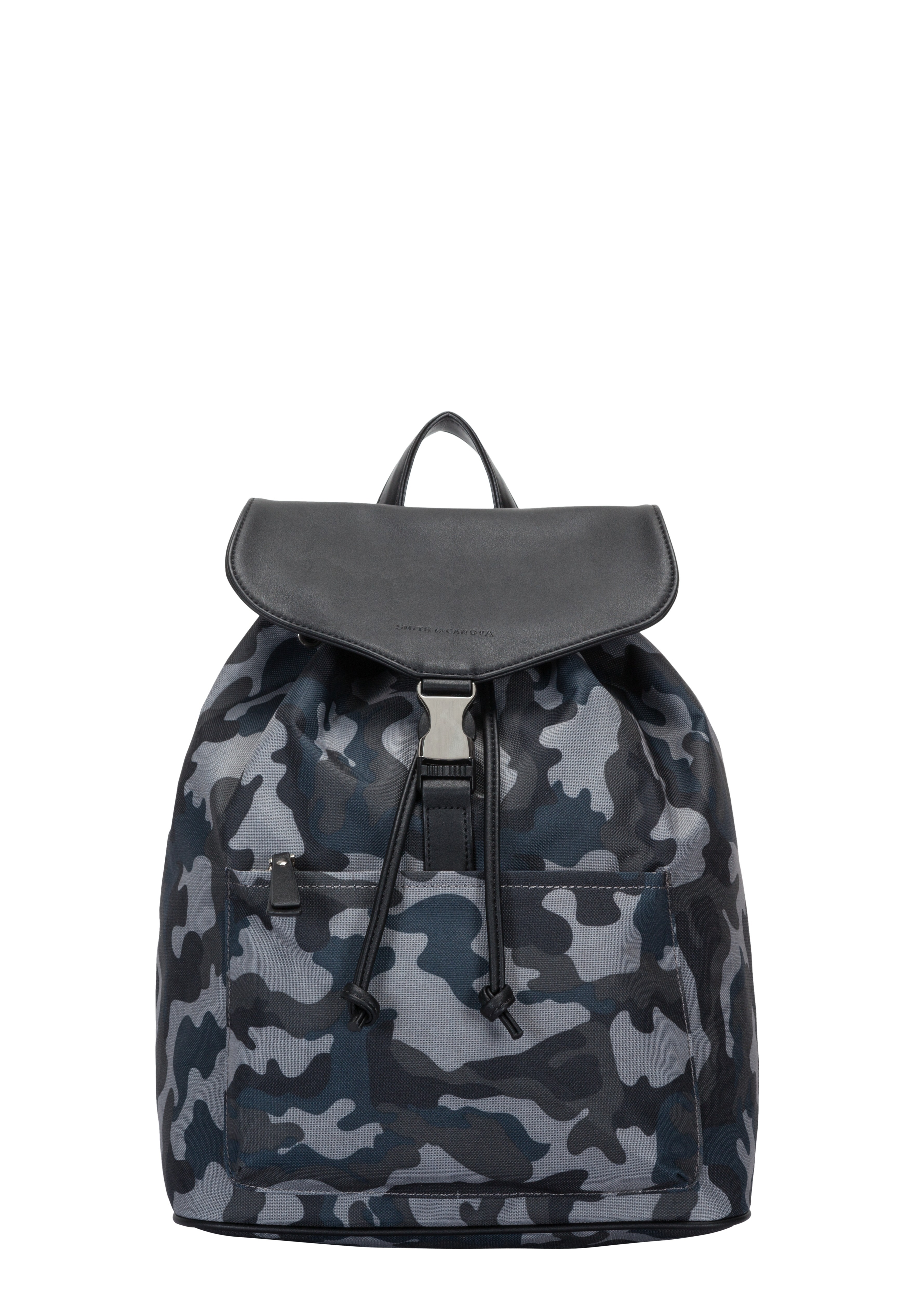 Smith & Canova Mens NYLON DRAWSTRING BACKPACK - Camouflage - One Size