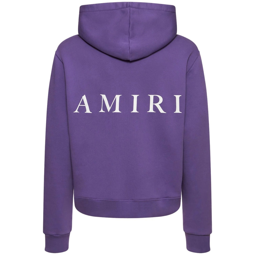 Amiri Mens MA Logo Purple Hoodie Cotton - Size Large