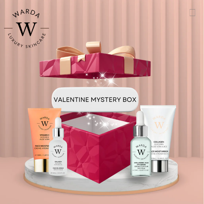 Warda Luxury skincare Valentine mystery box - One Size